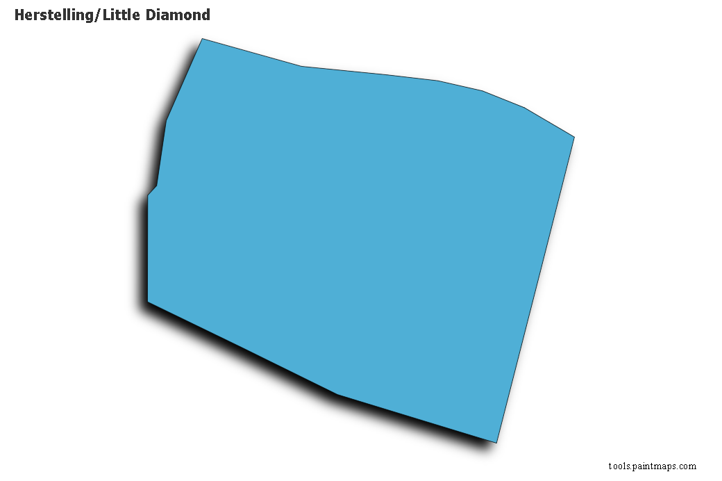 Herstelling / Little Diamond map with 3d shadow effect