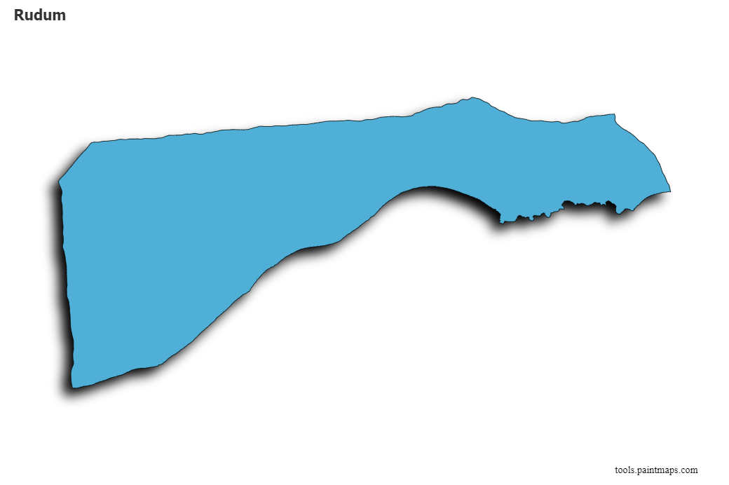Rudum map with 3d shadow effect