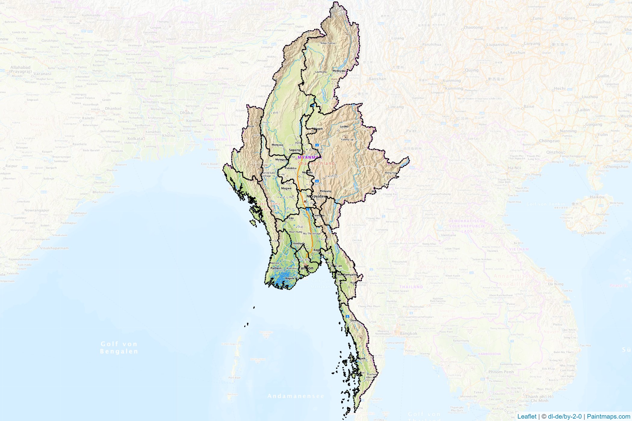 Myanmar  Map Cropping Samples-1