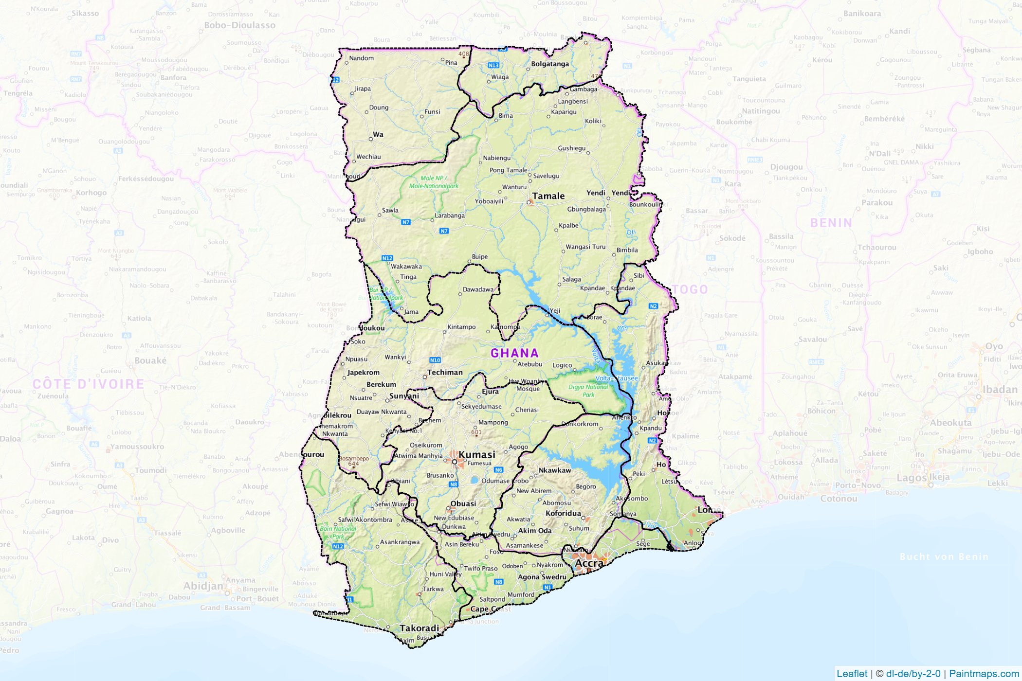 Ghana  Map Cropping Samples-1