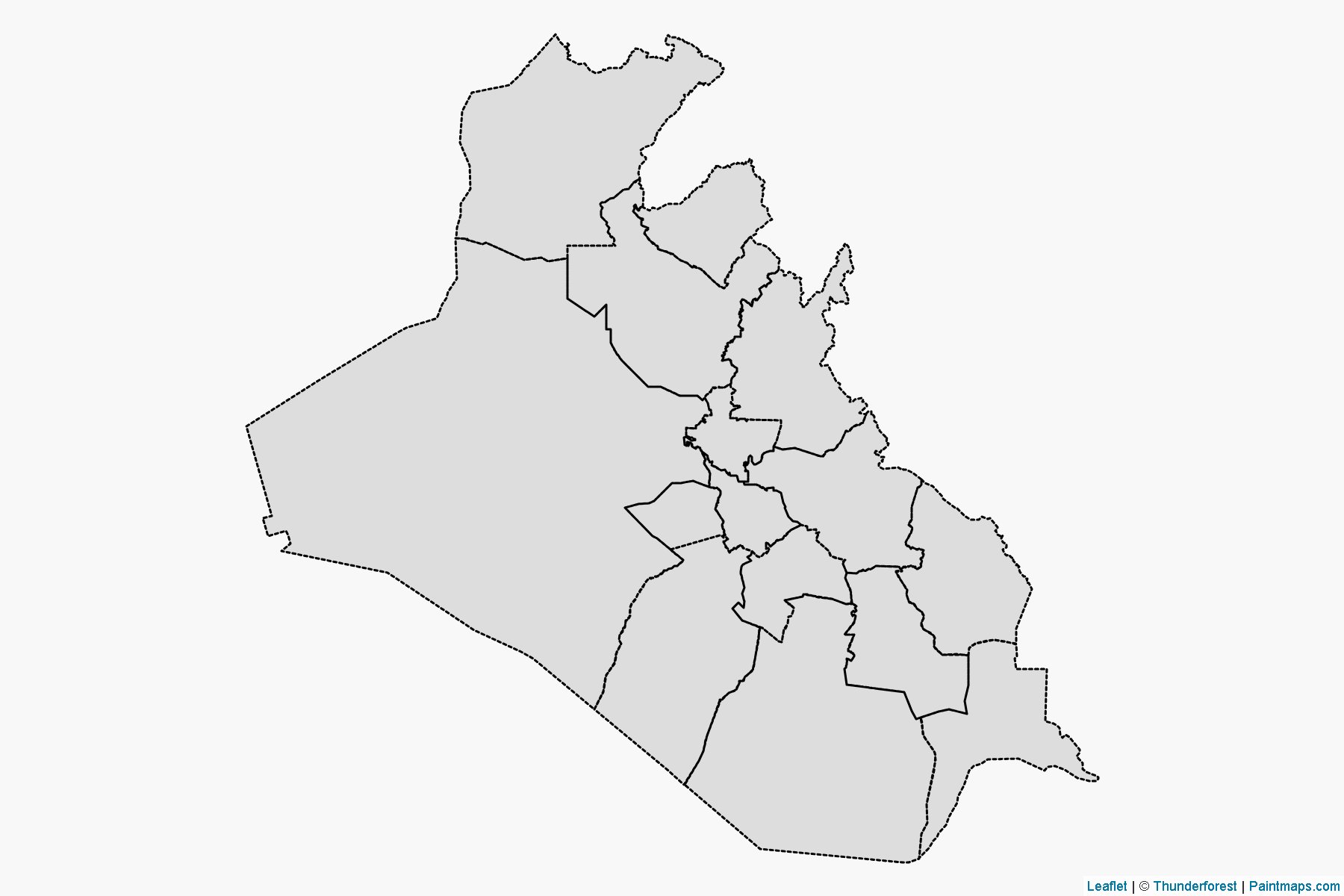 Irak  Haritası Örnekleri-2