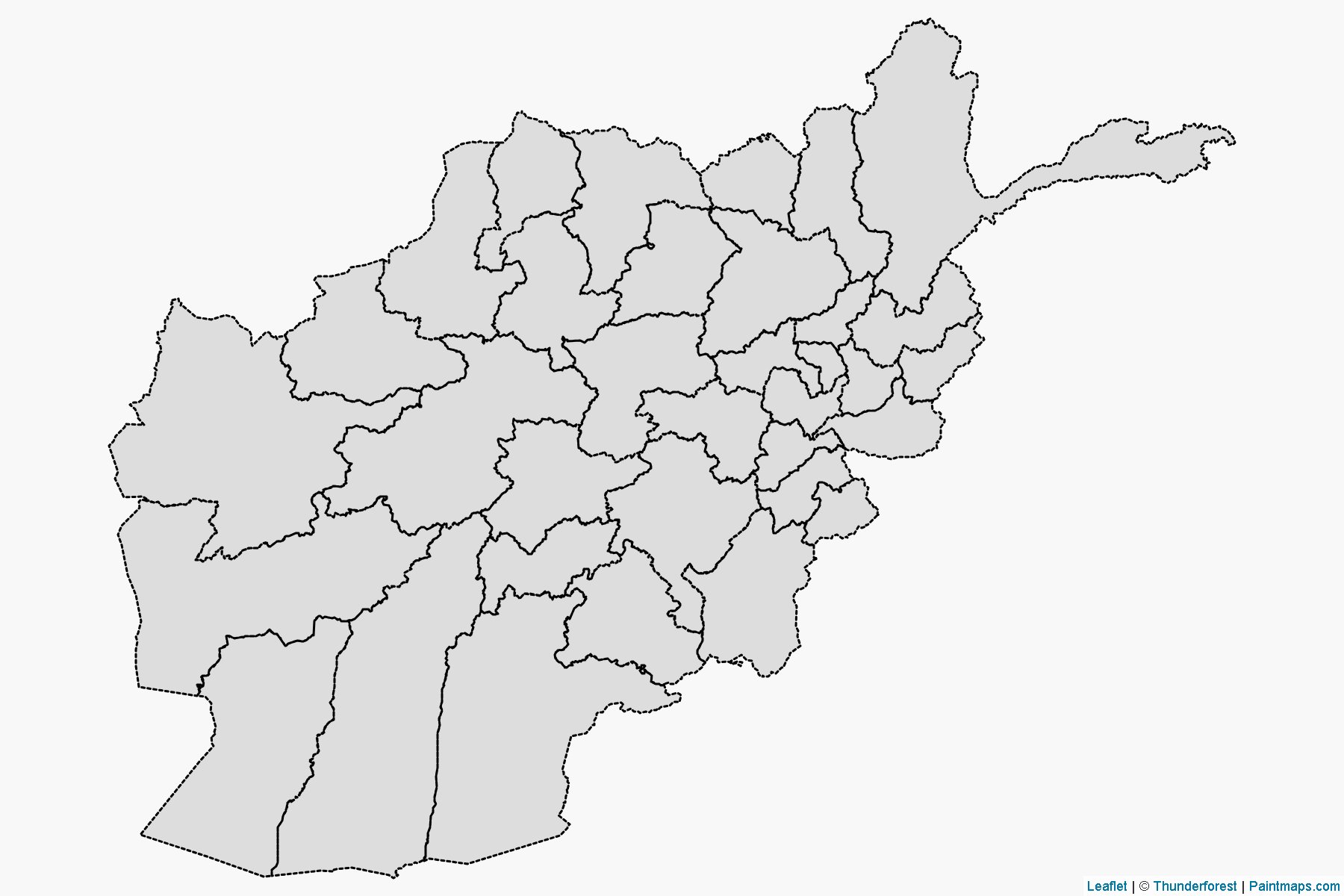 Afghanistan  Map Cropping Samples-2