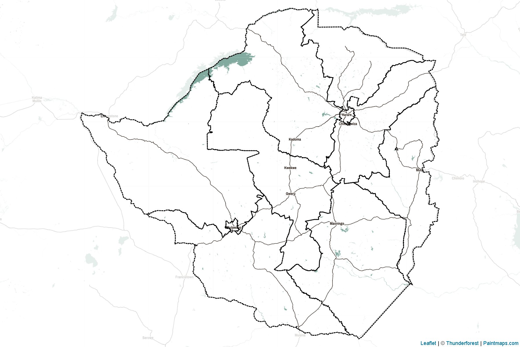 Zimbabwe  Map Cropping Samples-2