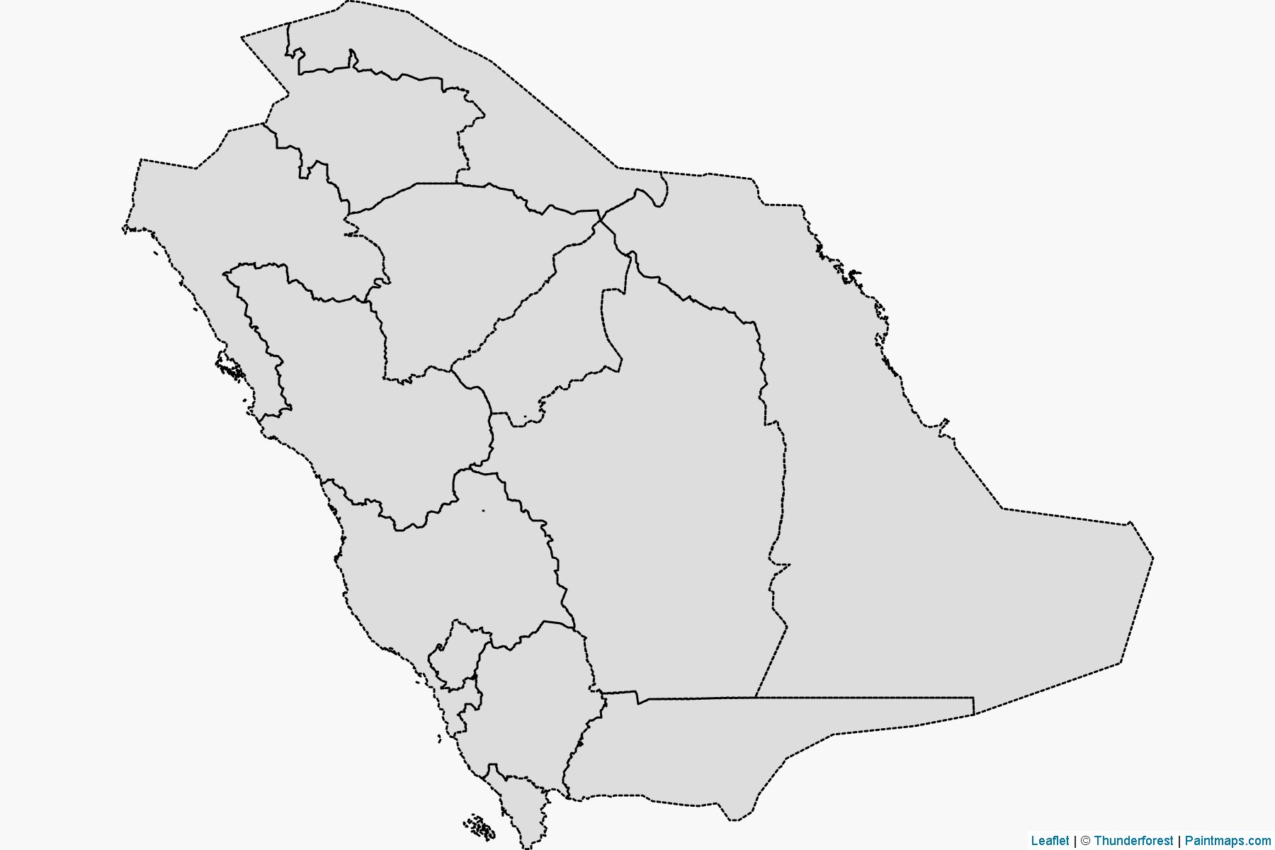 Muestras de recorte de mapas Arabia Saudita -2