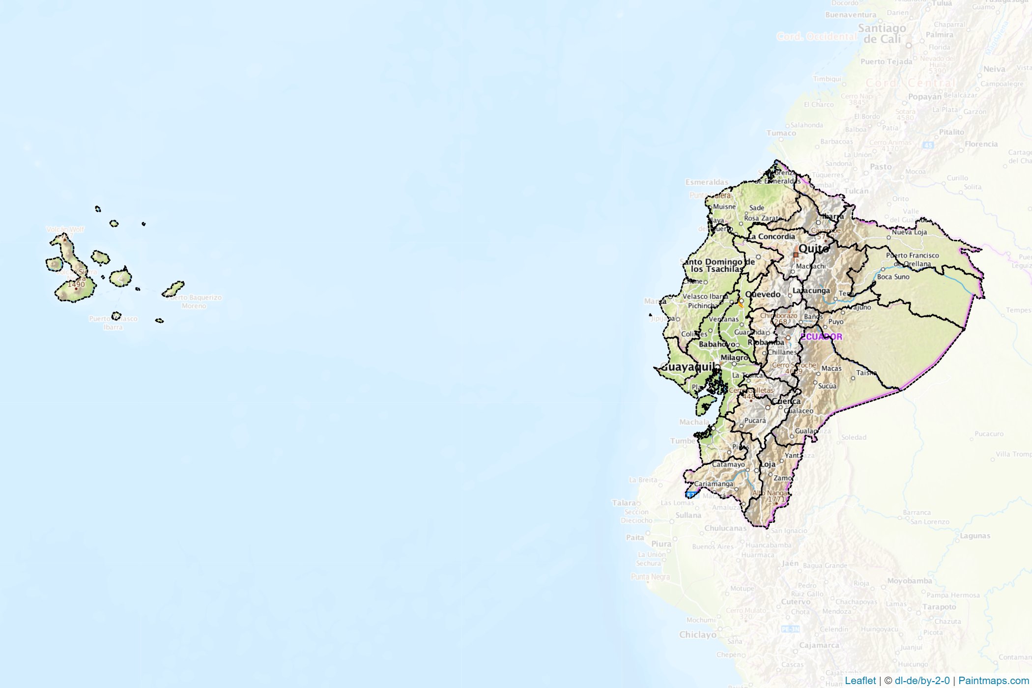 Ecuador  Map Cropping Samples-1