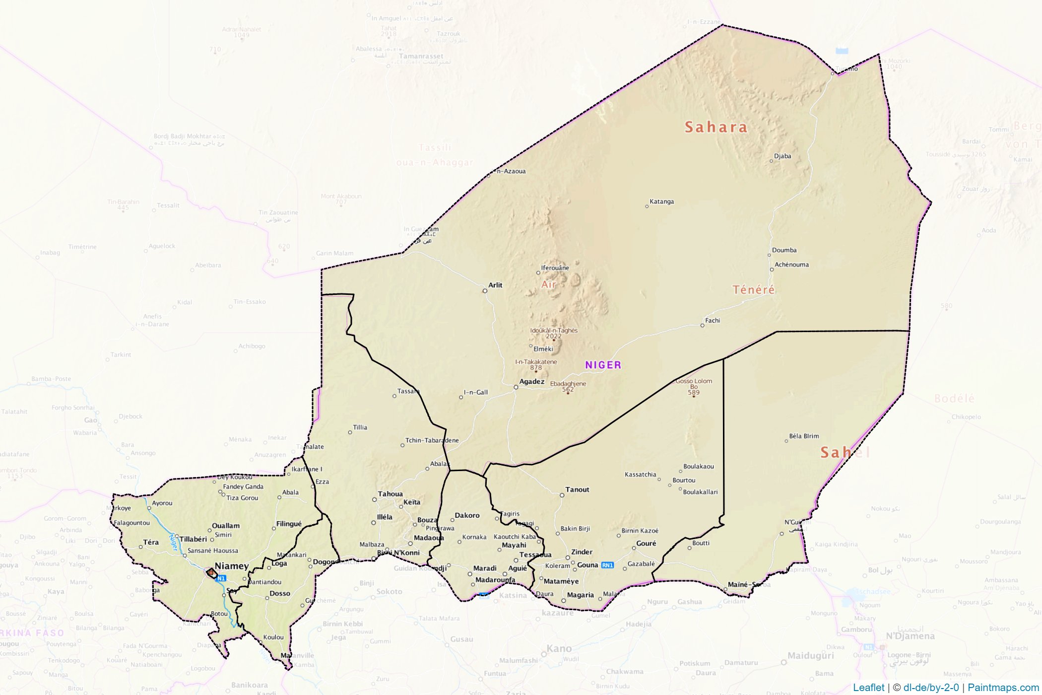 Niger  Map Cropping Samples-1