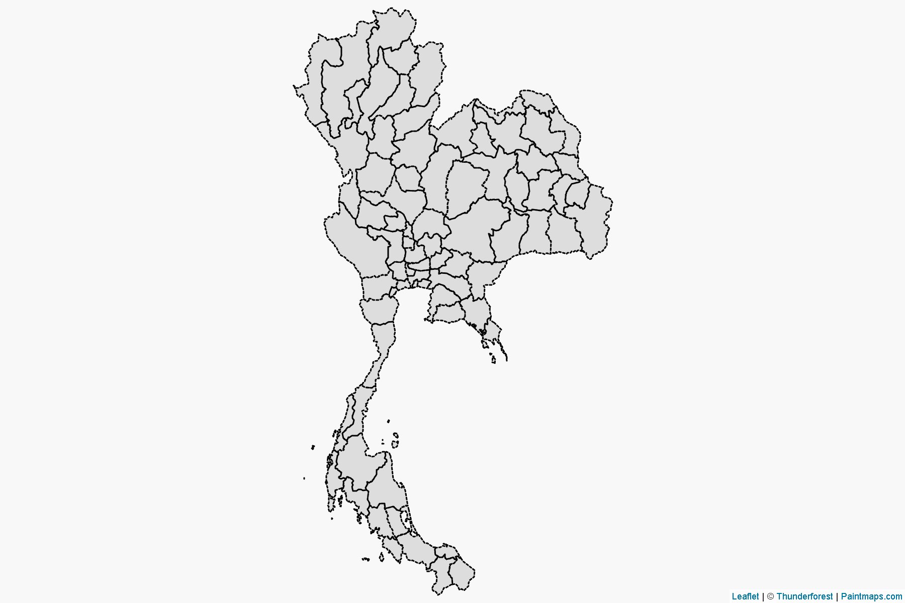 Tayland  Haritası Örnekleri-2