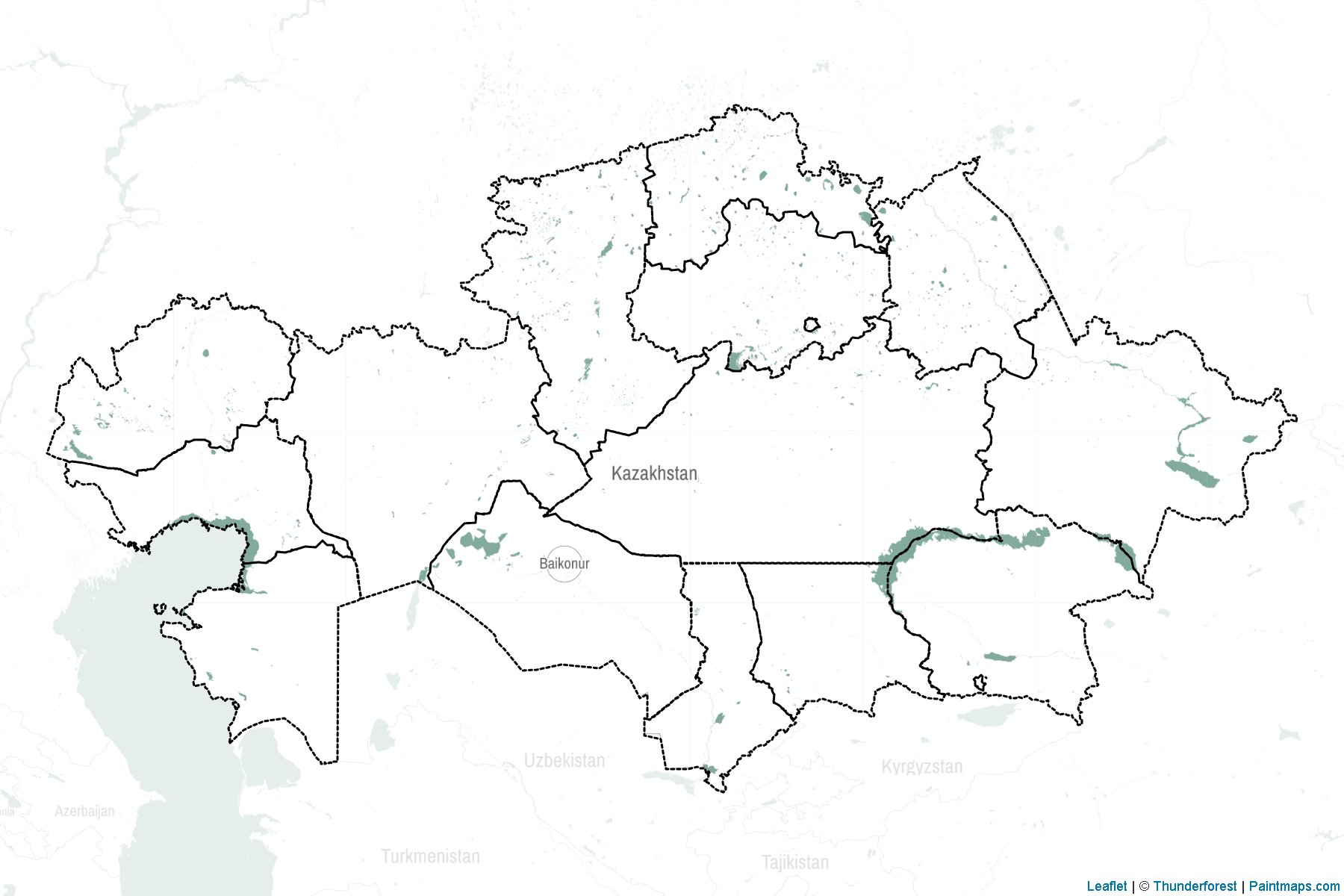 Kazakhstan  Map Cropping Samples-2