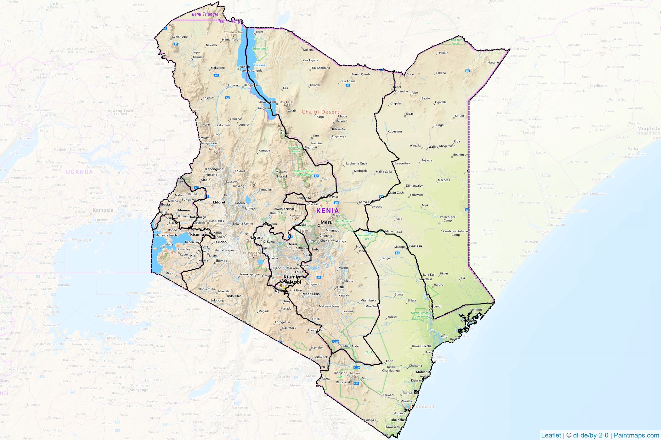 Kenya  Map Cropping Samples-1