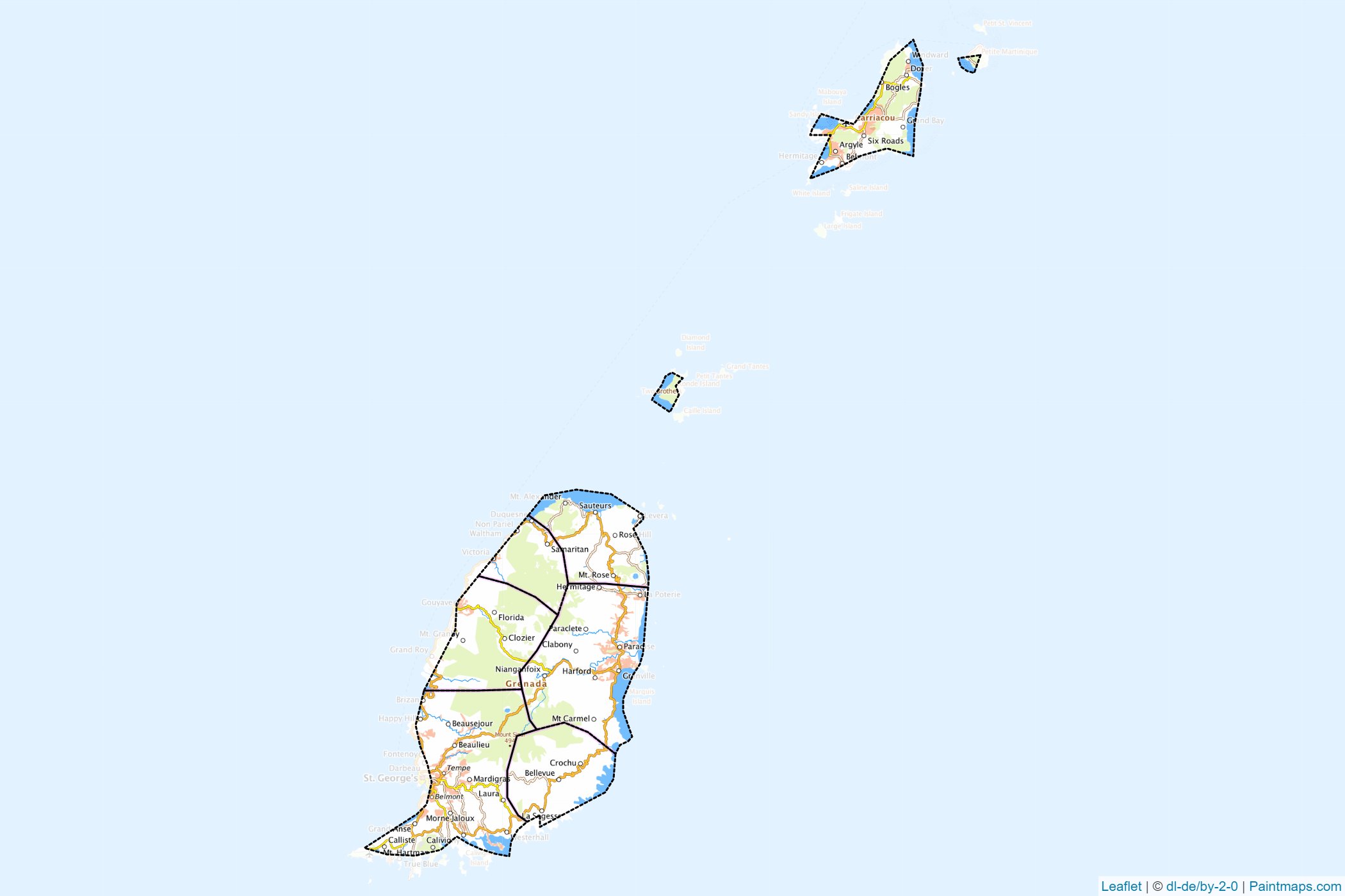 Grenada  Map Cropping Samples-1