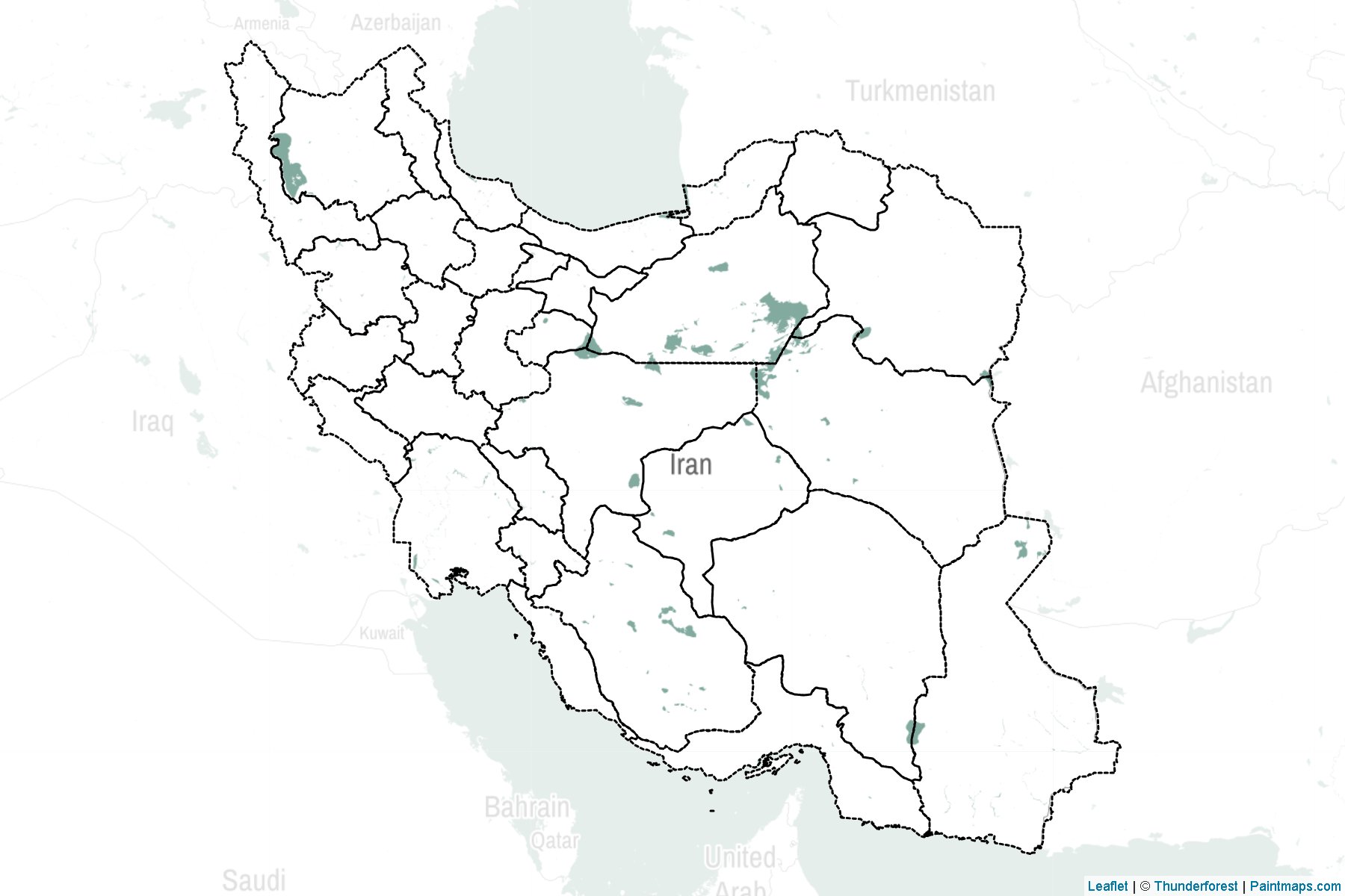 Muestras de recorte de mapas Irán -2