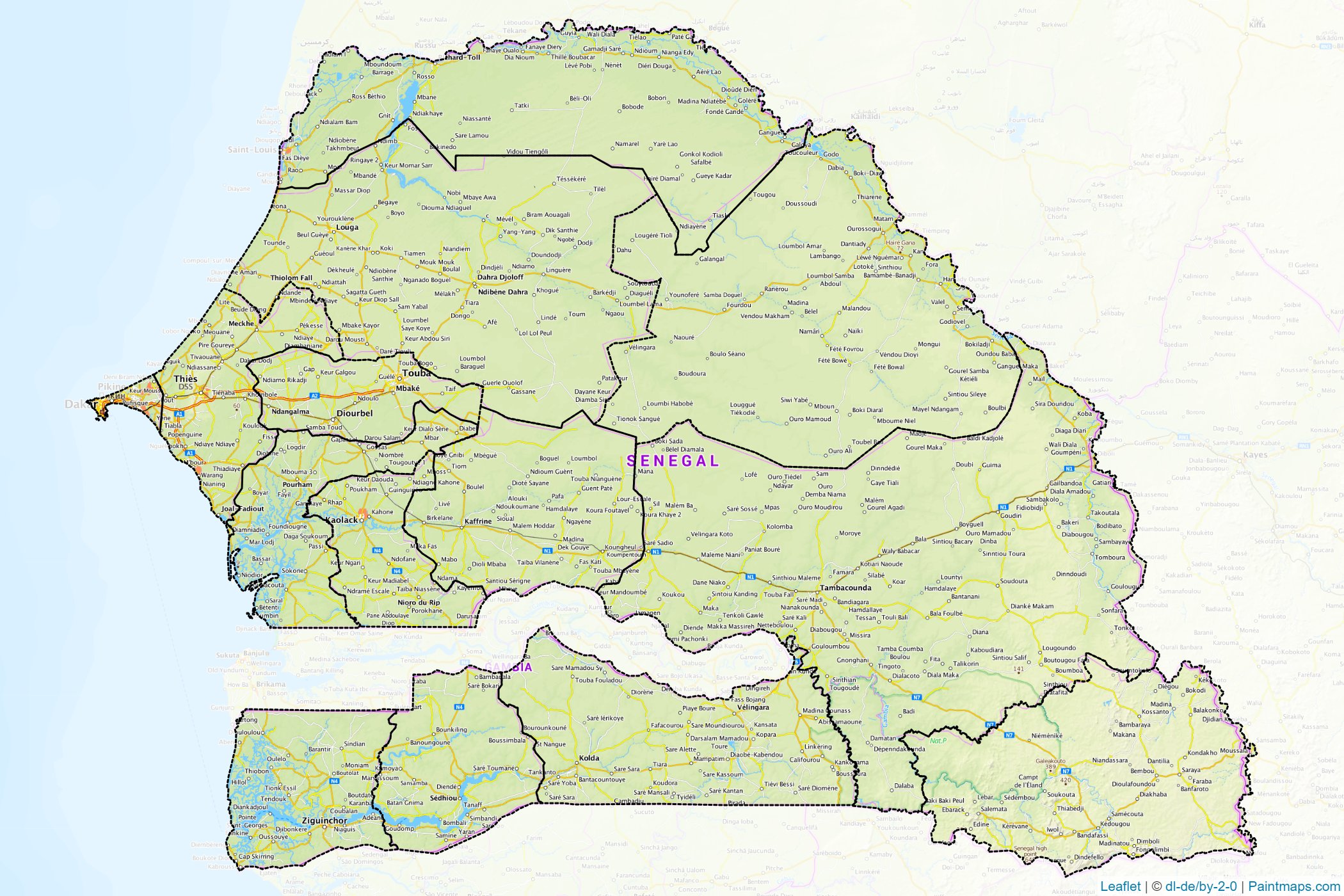 Senegal  Map Cropping Samples-1