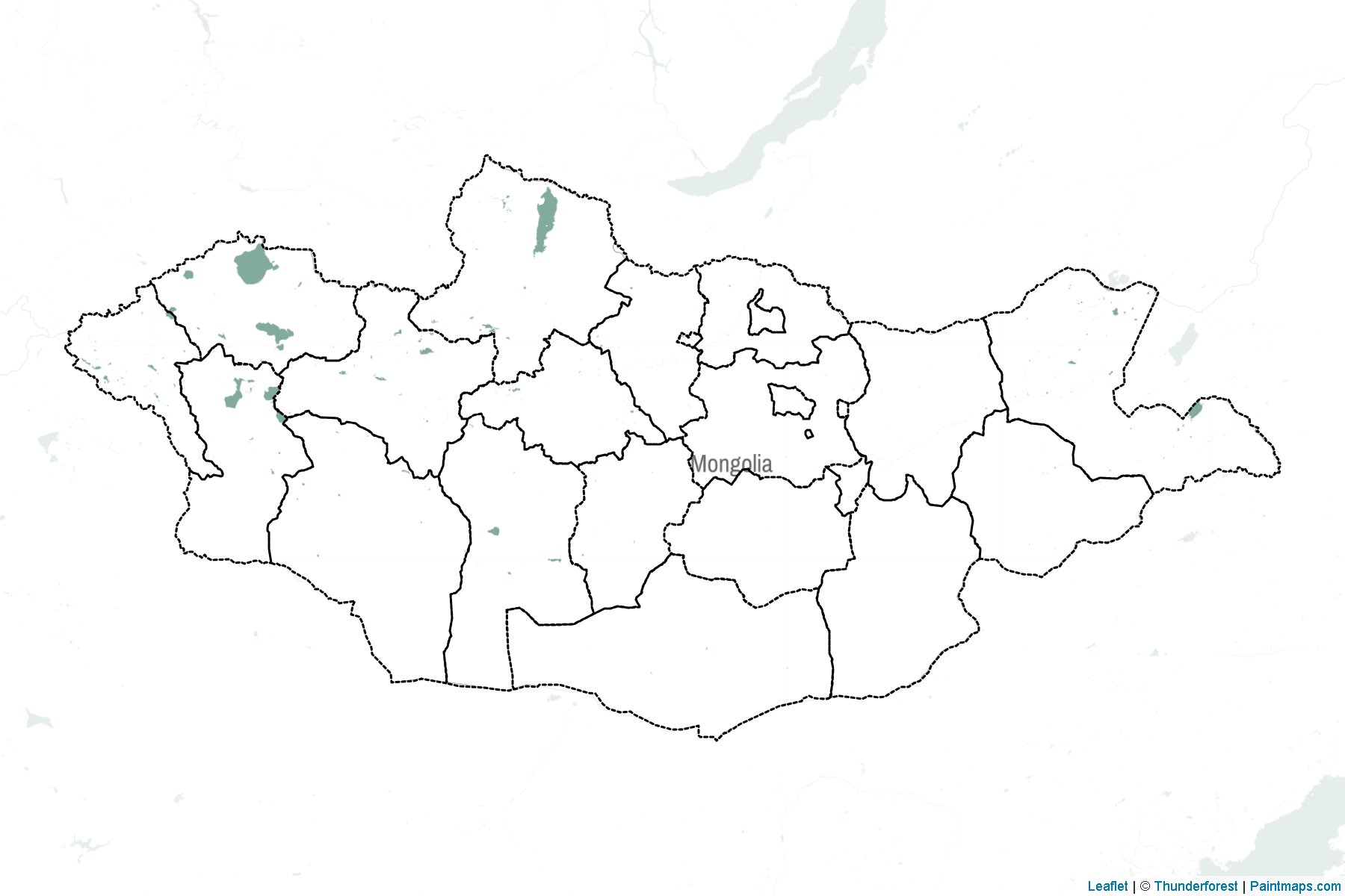 Muestras de recorte de mapas Mongolia -2