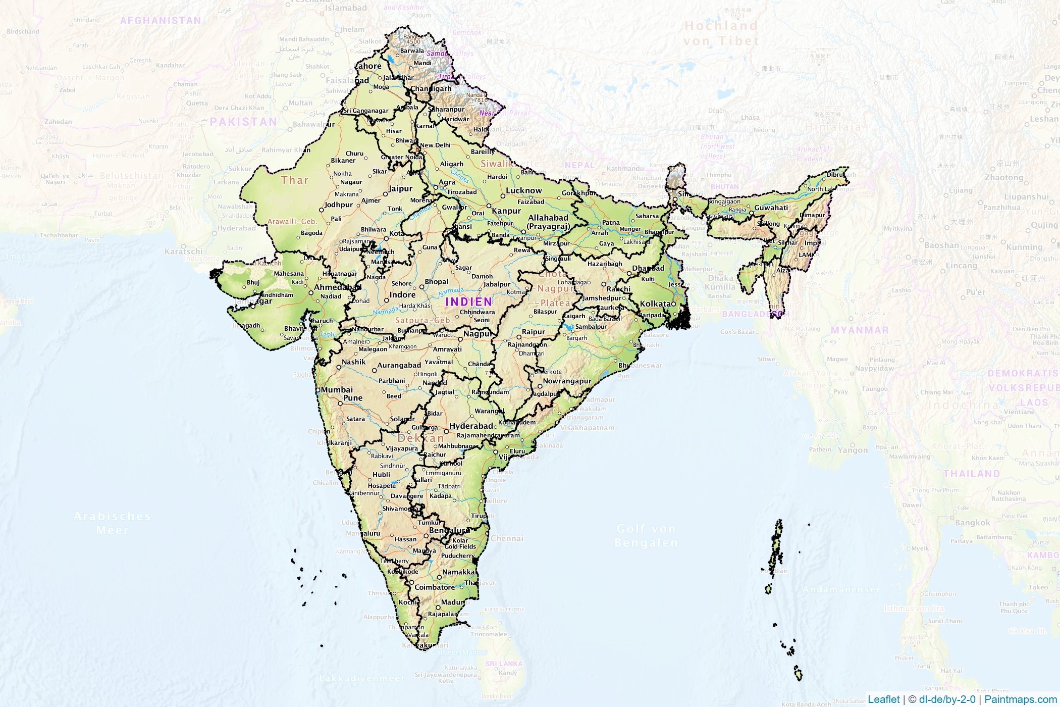 India  Map Cropping Samples-1