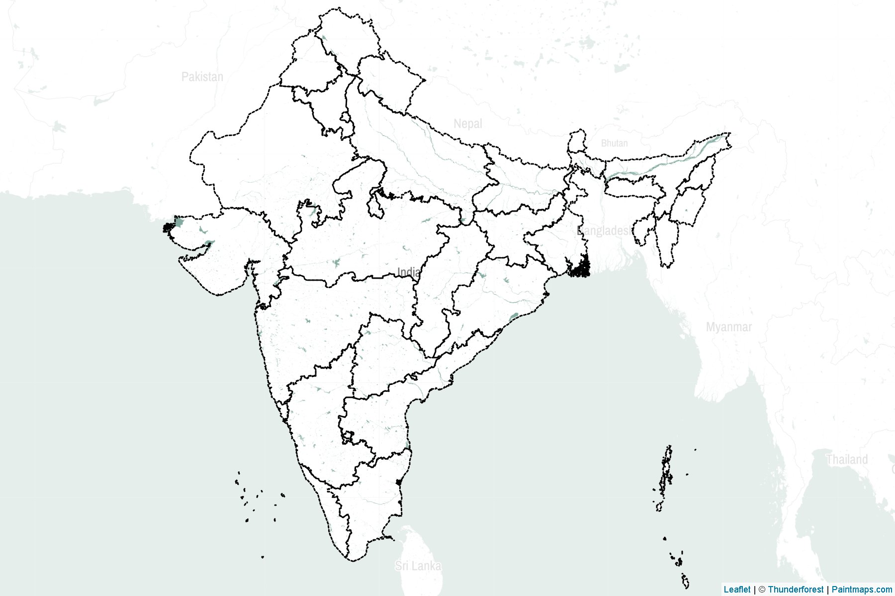 India  Map Cropping Samples-2