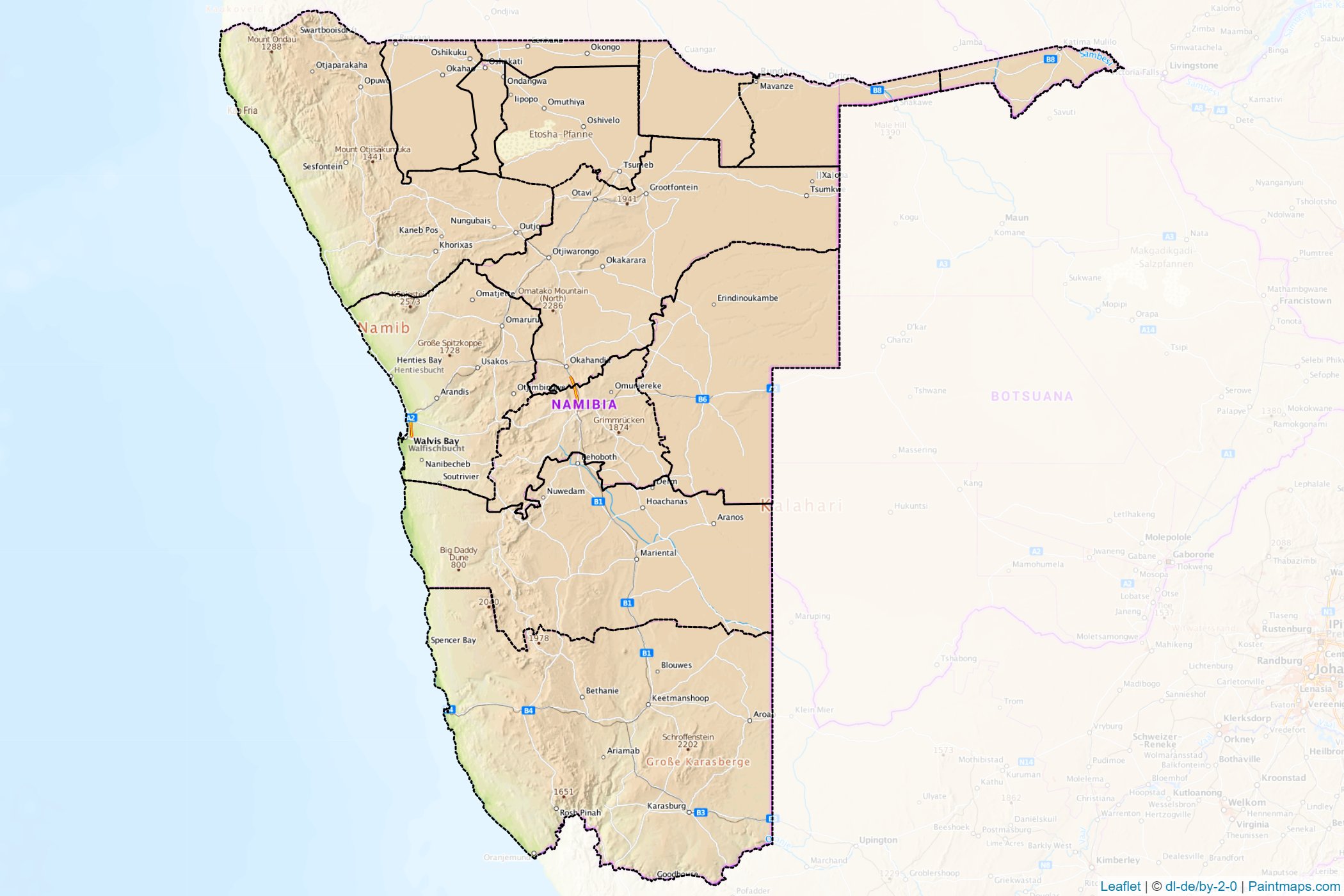 Namibia  Map Cropping Samples-1