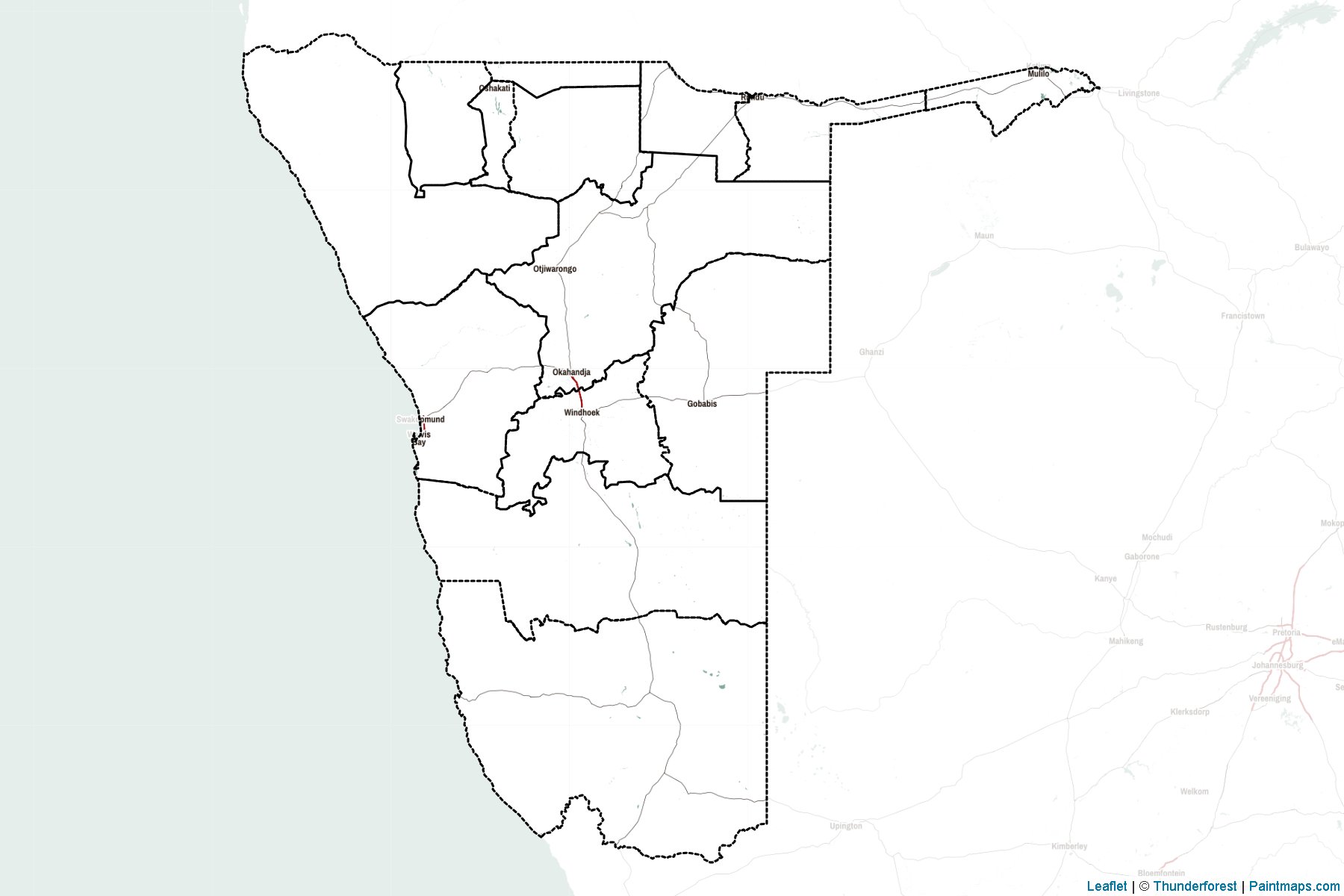 Namibia  Map Cropping Samples-2