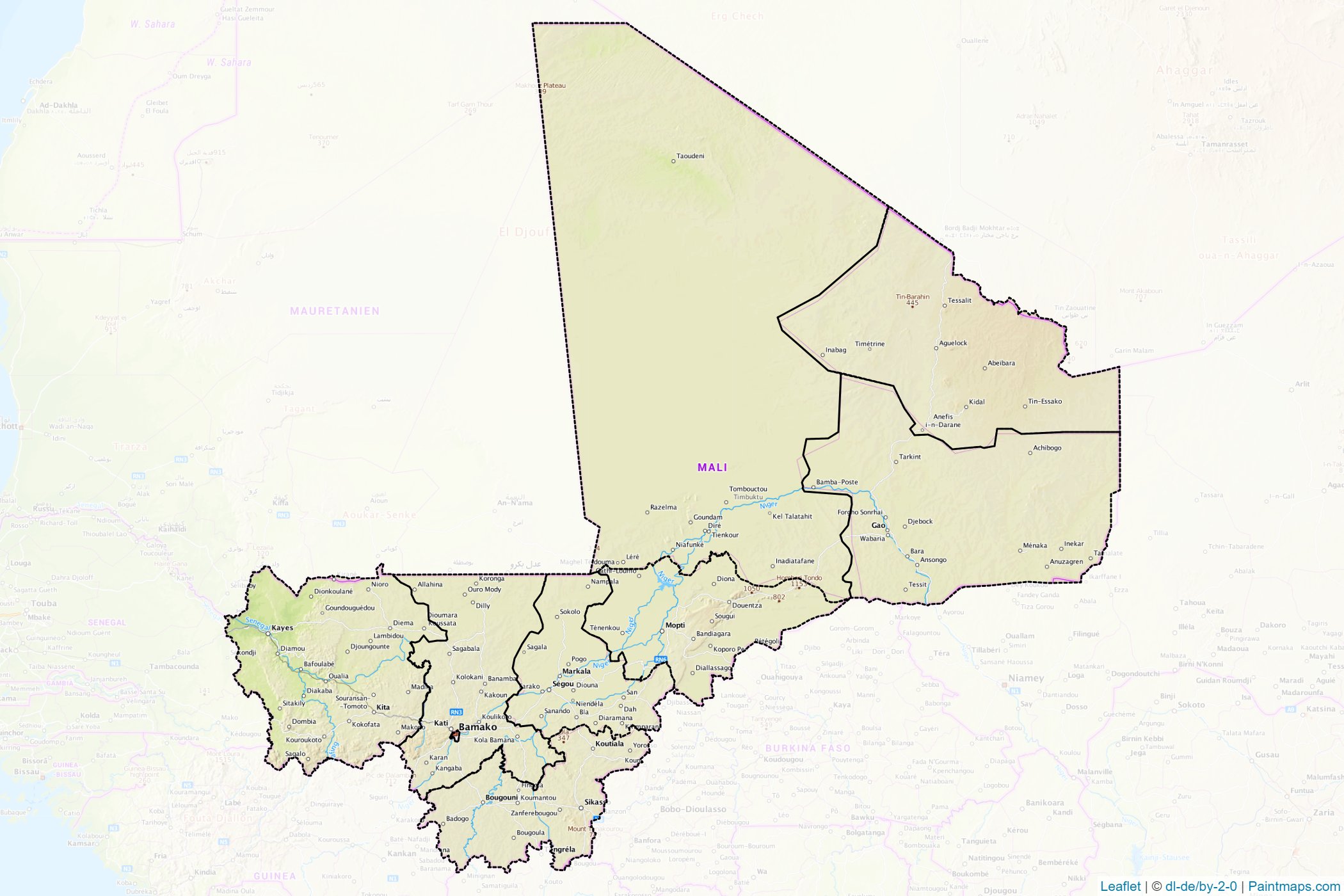 Mali  Map Cropping Samples-1