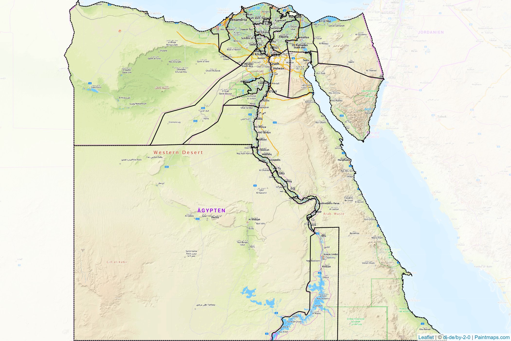 Egypt  Map Cropping Samples-1