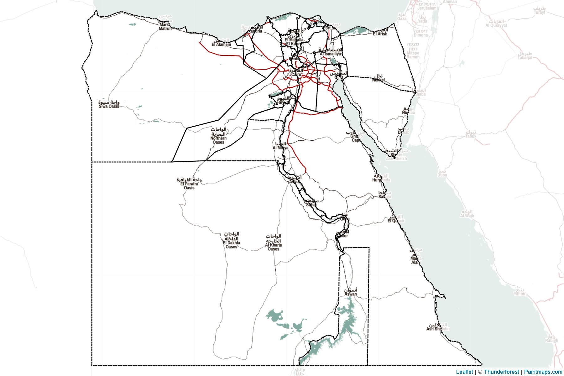 Egypt  Map Cropping Samples-2