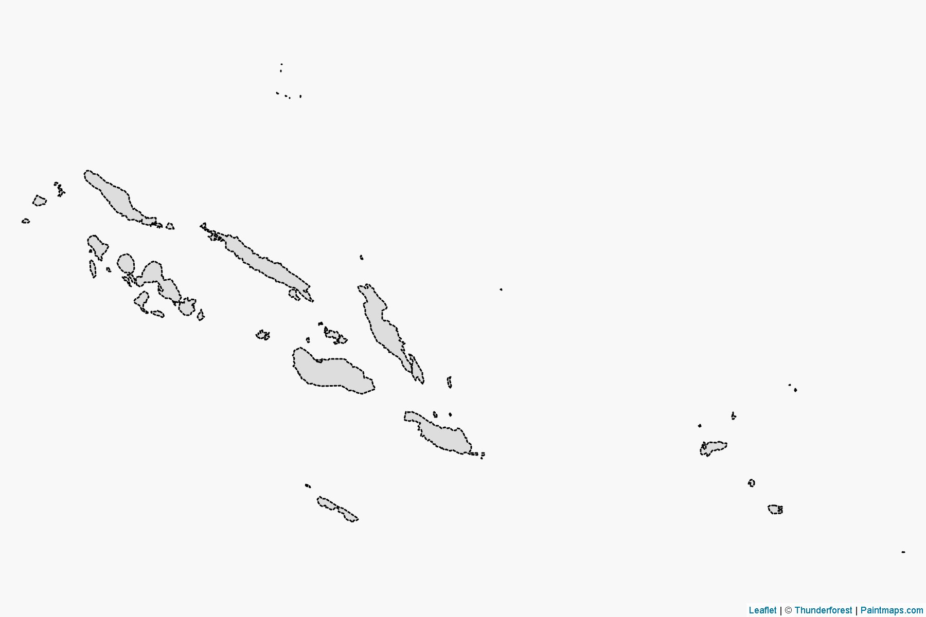 Muestras de recorte de mapas Islas Salomón -2