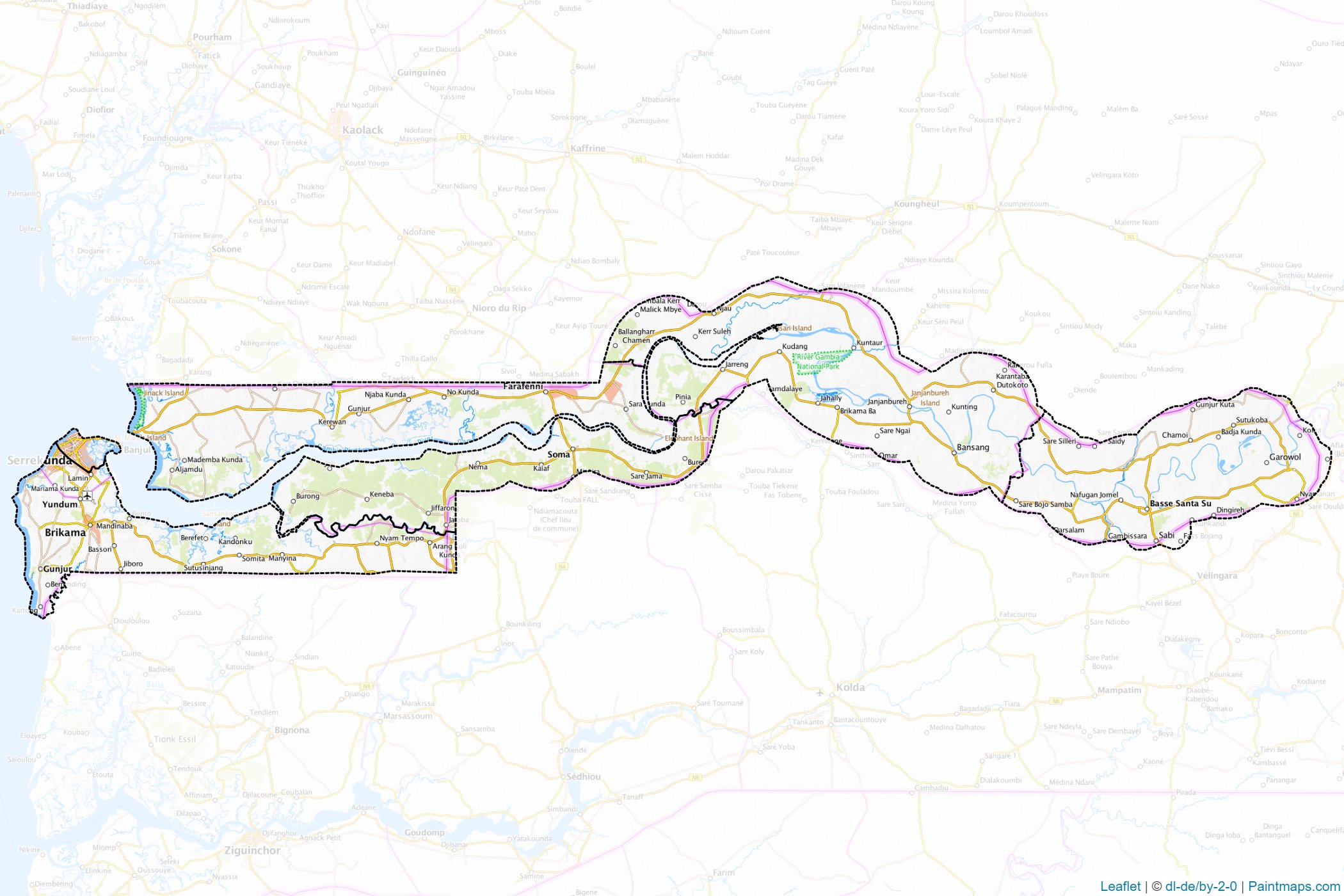 The Gambia  Map Cropping Samples-1