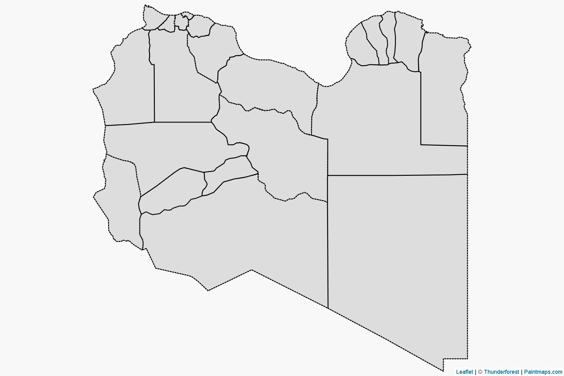 Muestras de recorte de mapas Libia -2