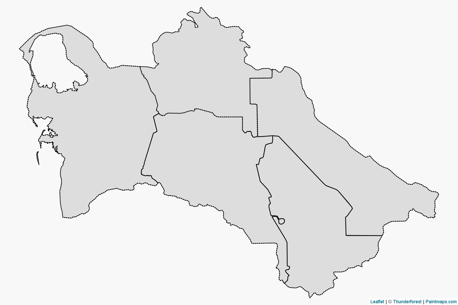 Turkmenistan  Map Cropping Samples-2