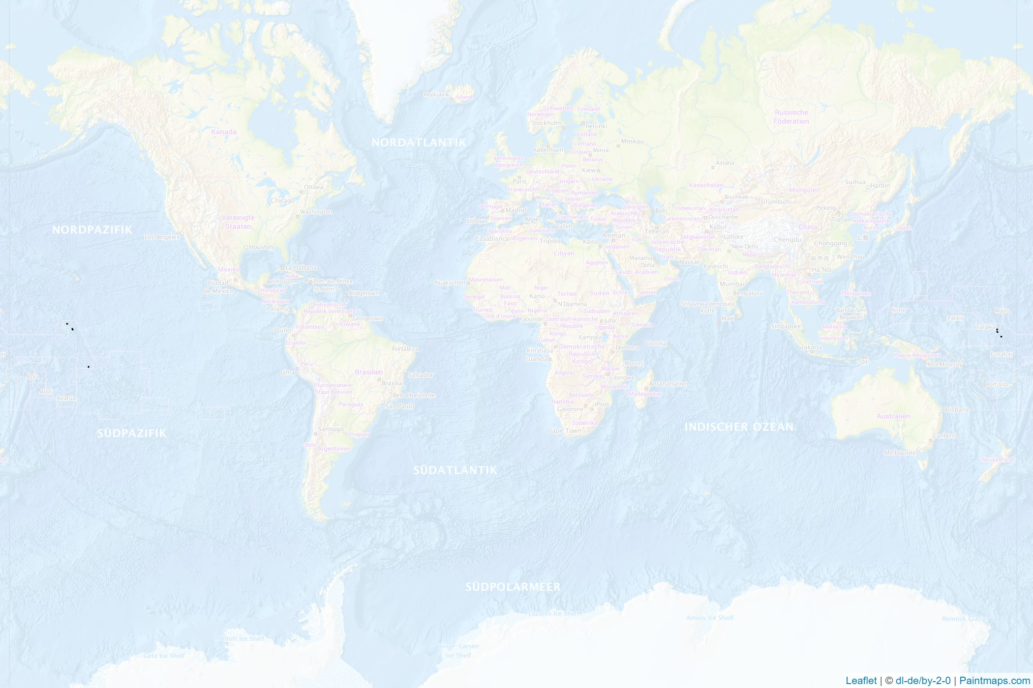 Muestras de recorte de mapas Kiribati -1