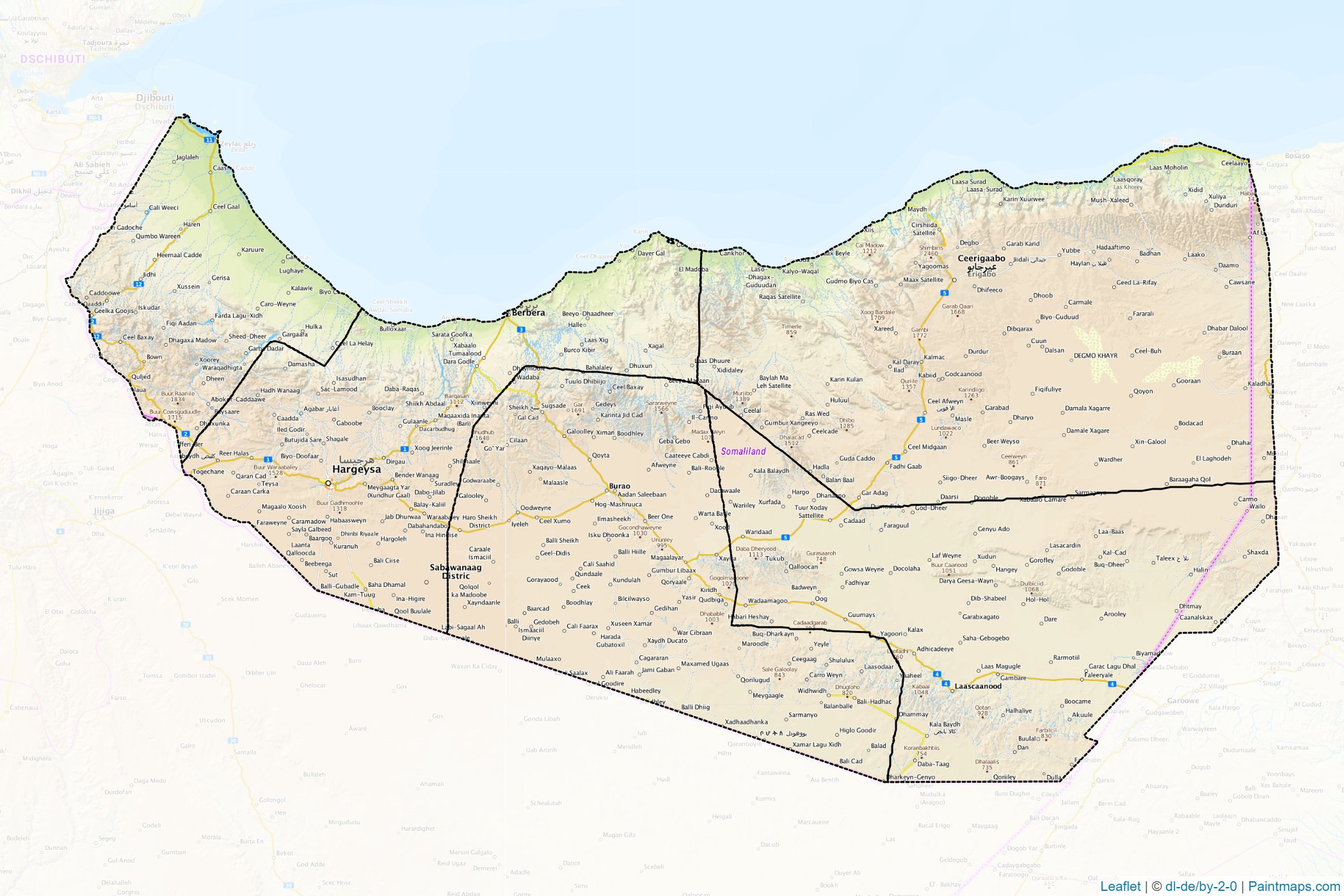 Somalia  Map Cropping Samples-1