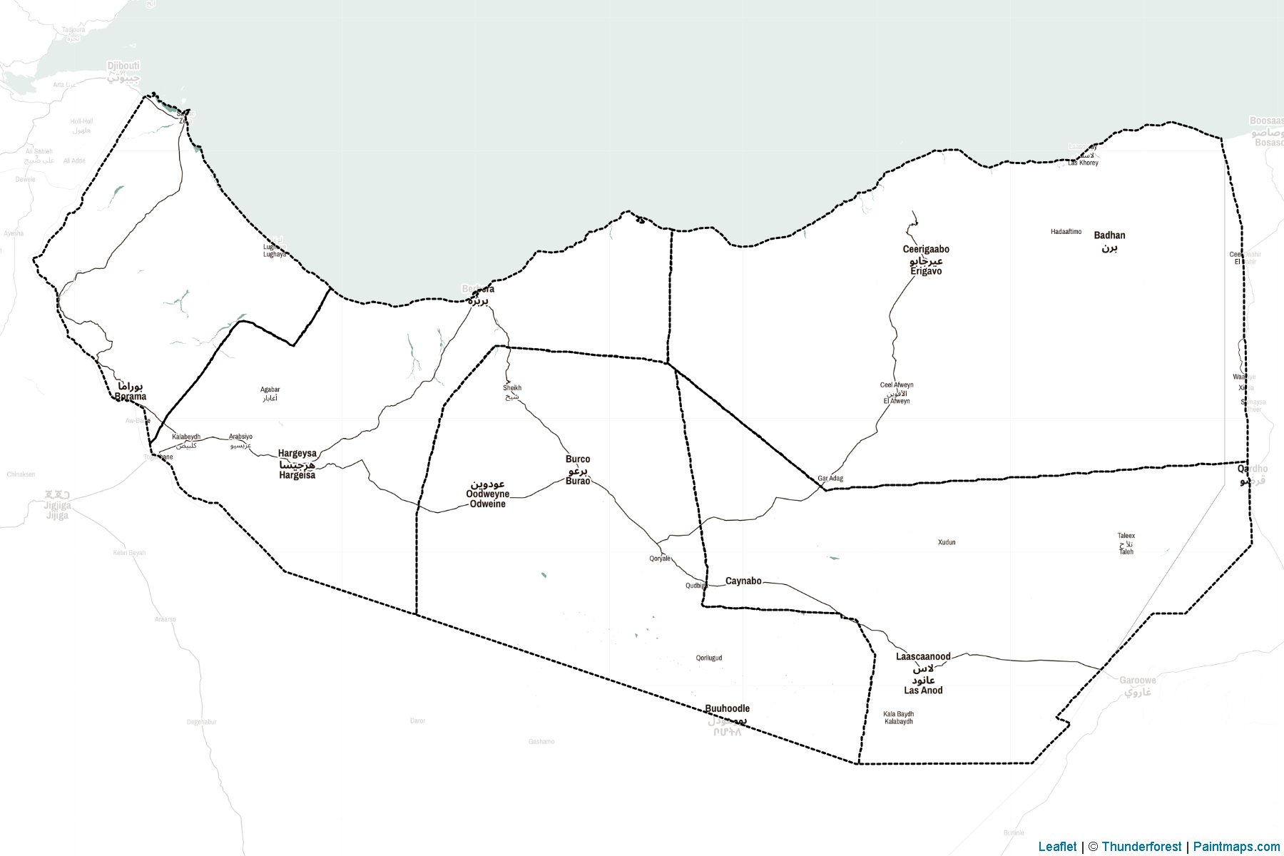 Somalia  Map Cropping Samples-2