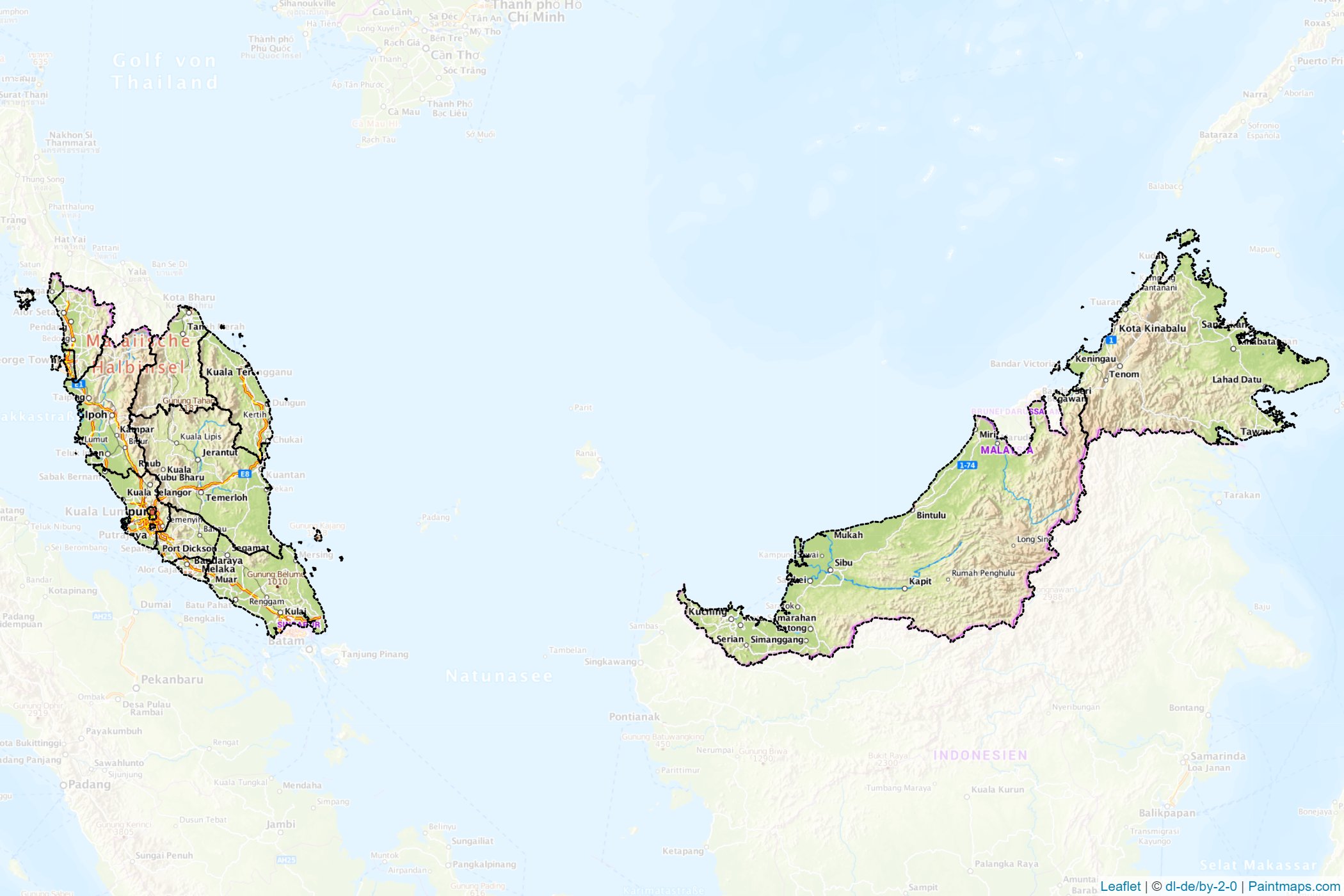 Malaysia  Map Cropping Samples-1