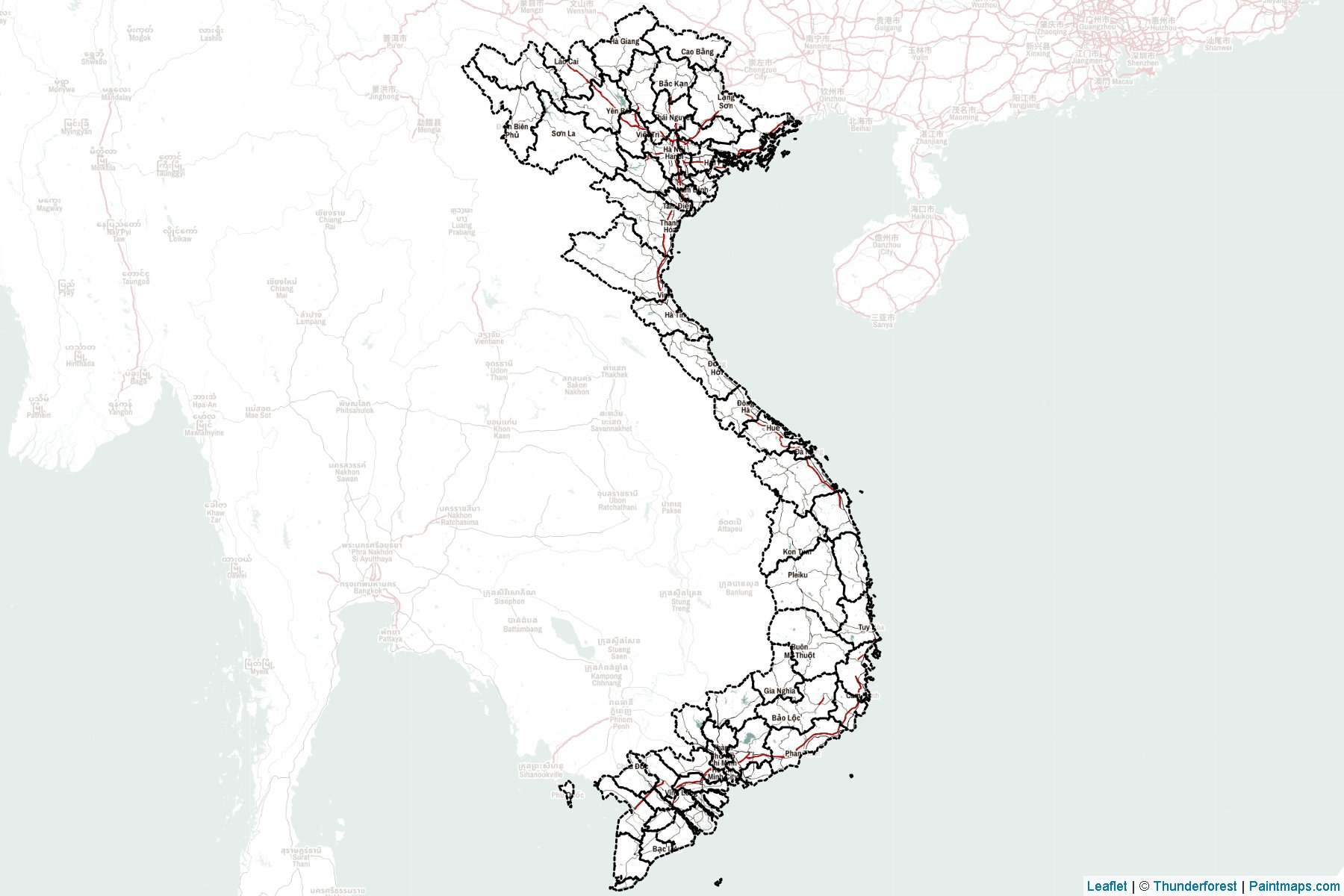 Vietnam  Map Cropping Samples-2