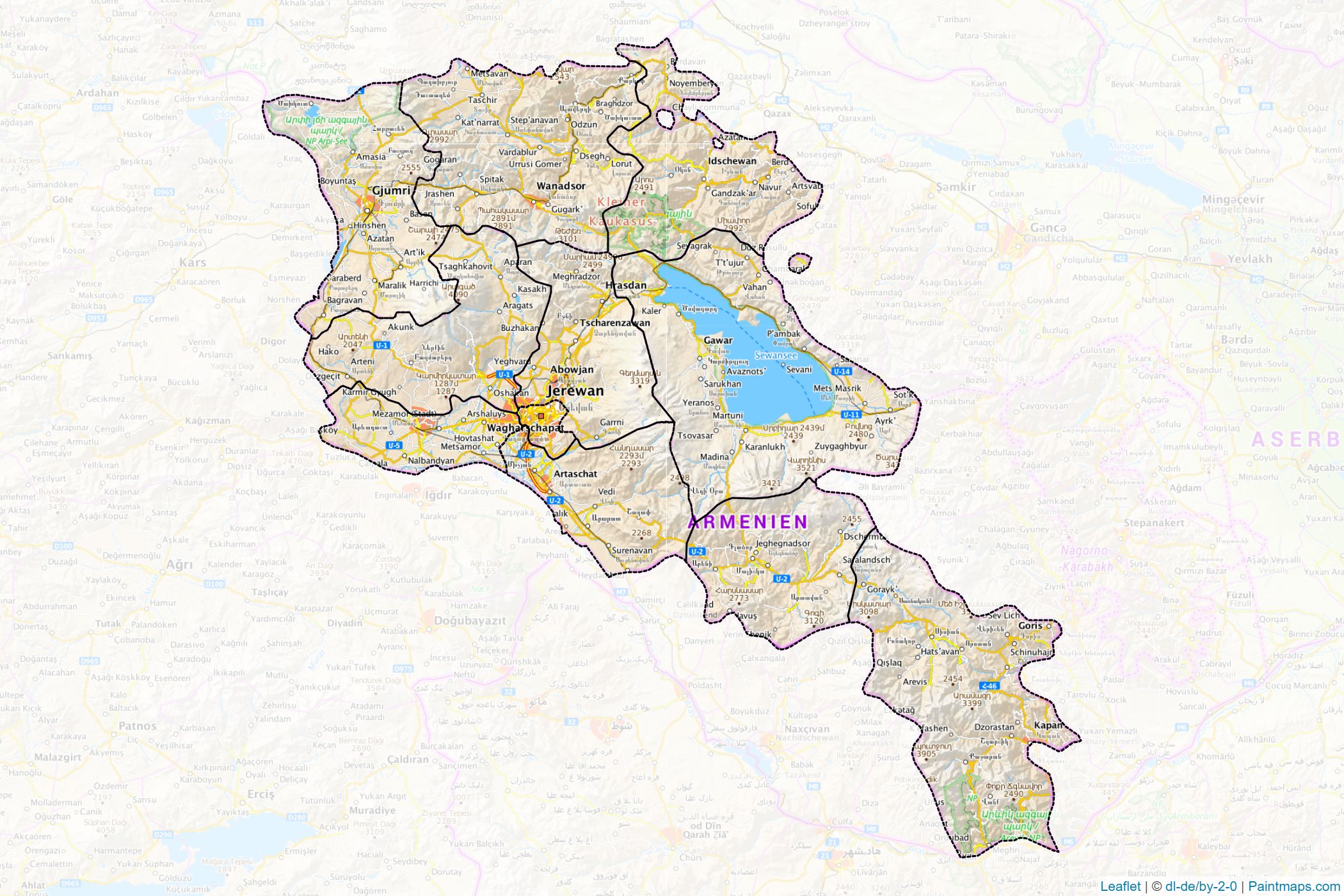 Armenia  Map Cropping Samples-1