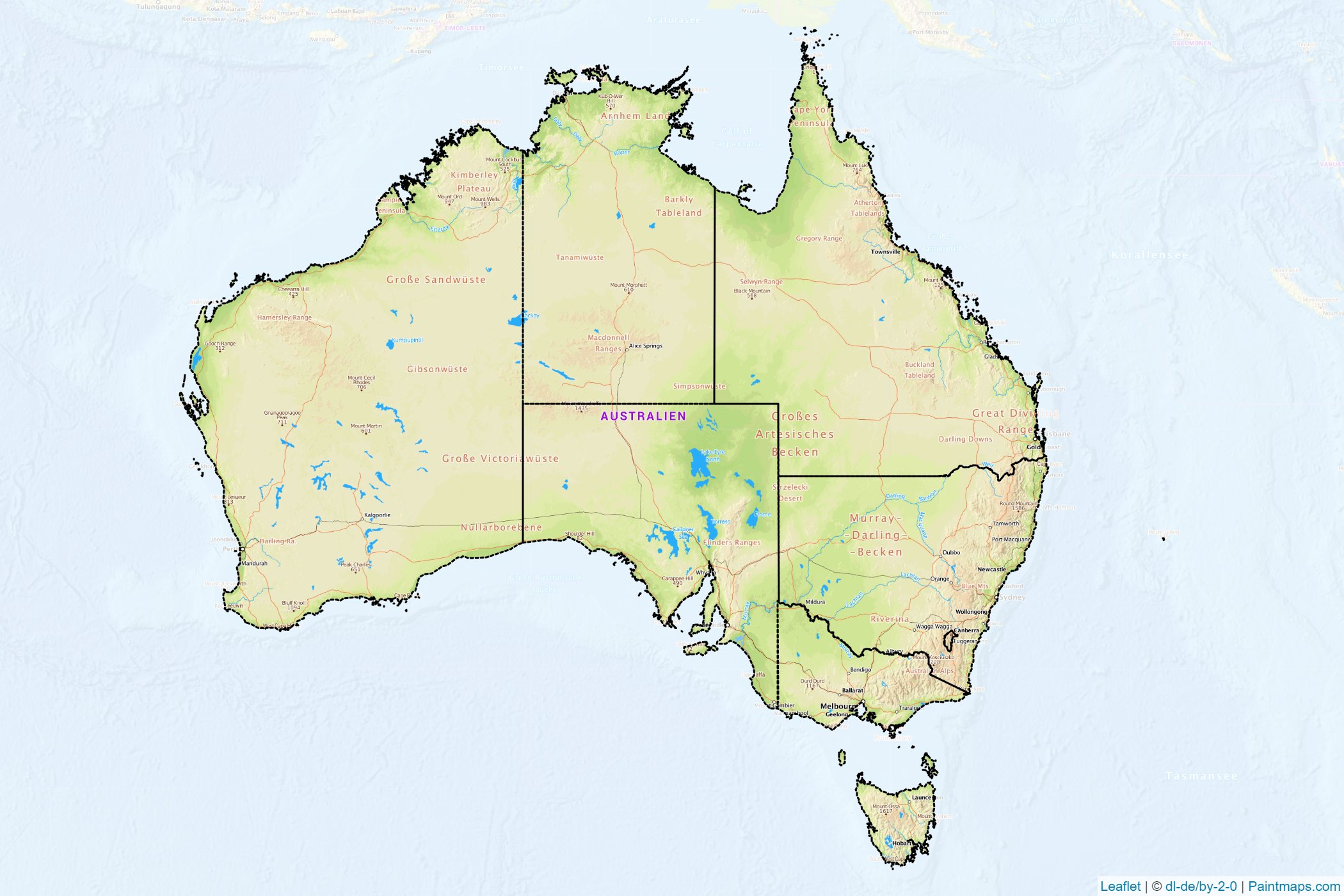 Australia  Map Cropping Samples-1