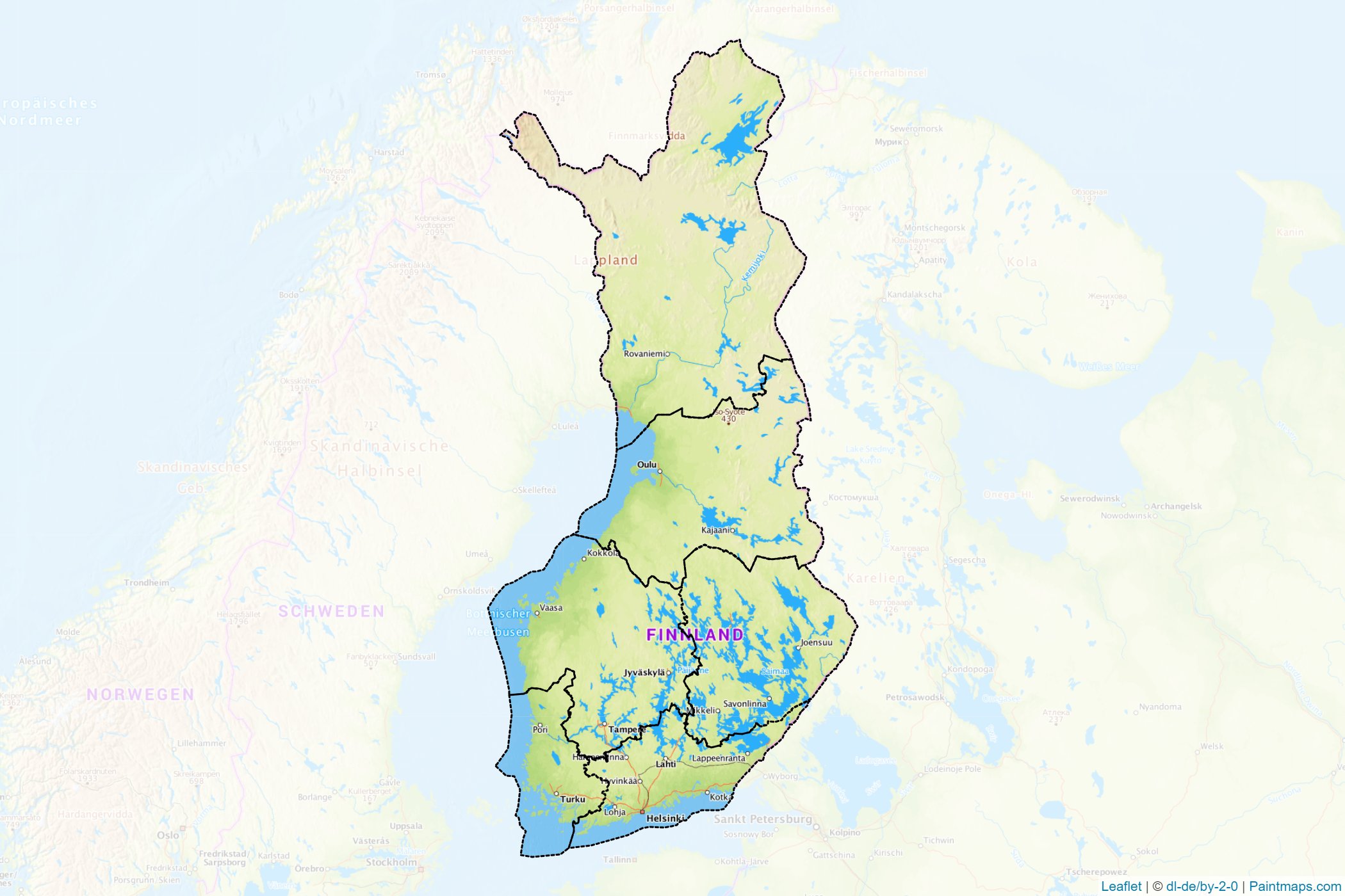 Finland  Map Cropping Samples-1