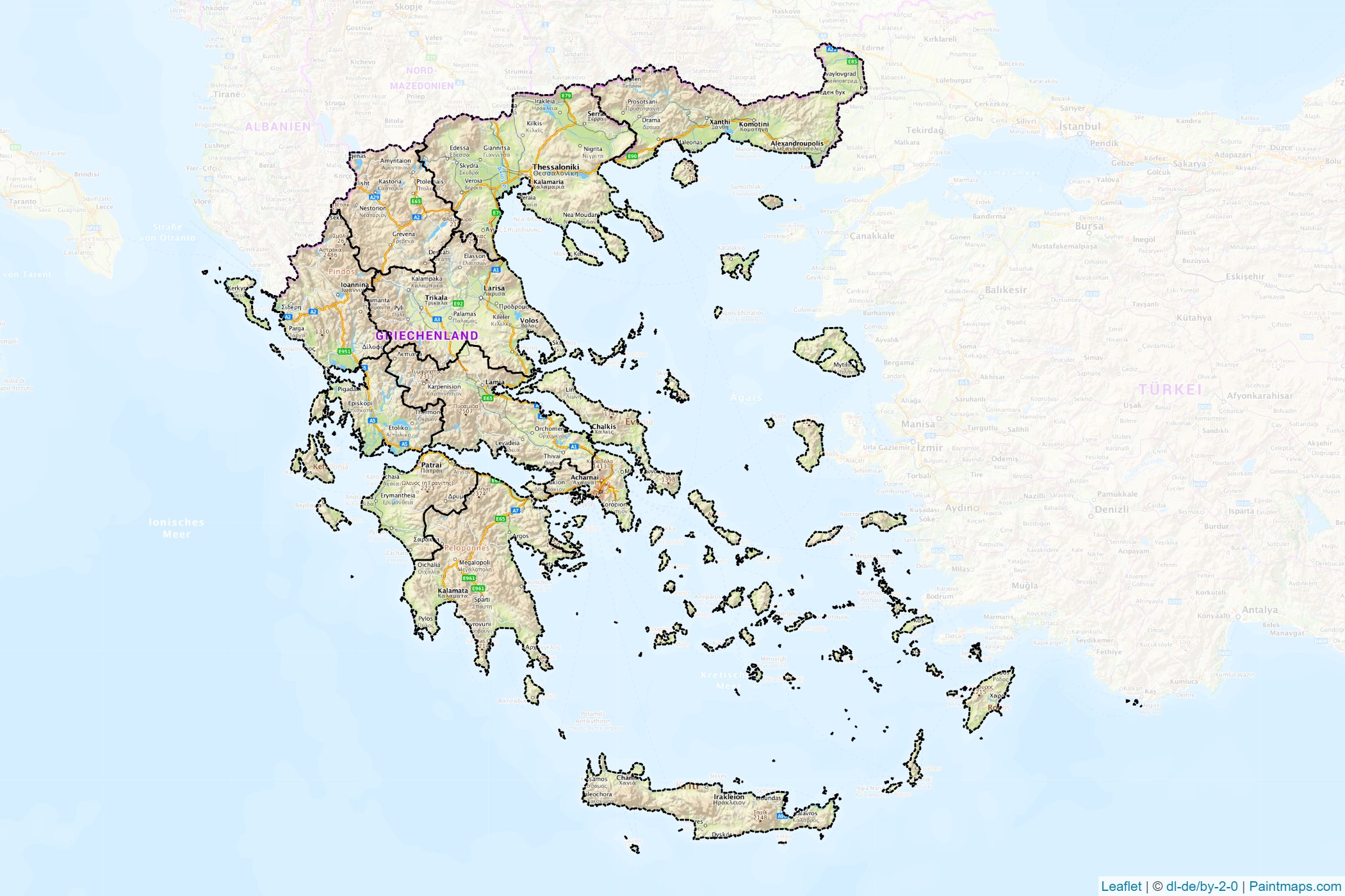 Greece  Map Cropping Samples-1