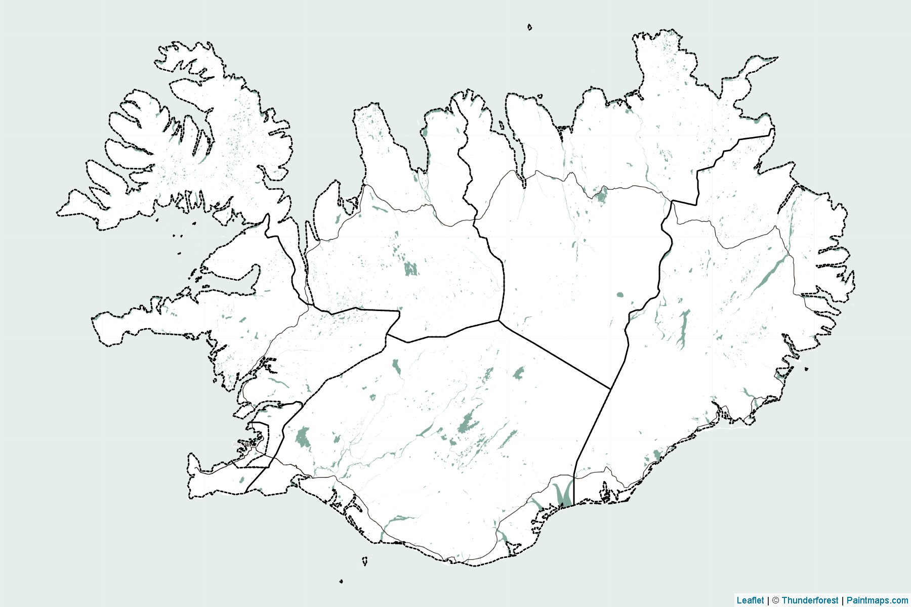 Muestras de recorte de mapas Islandia -2