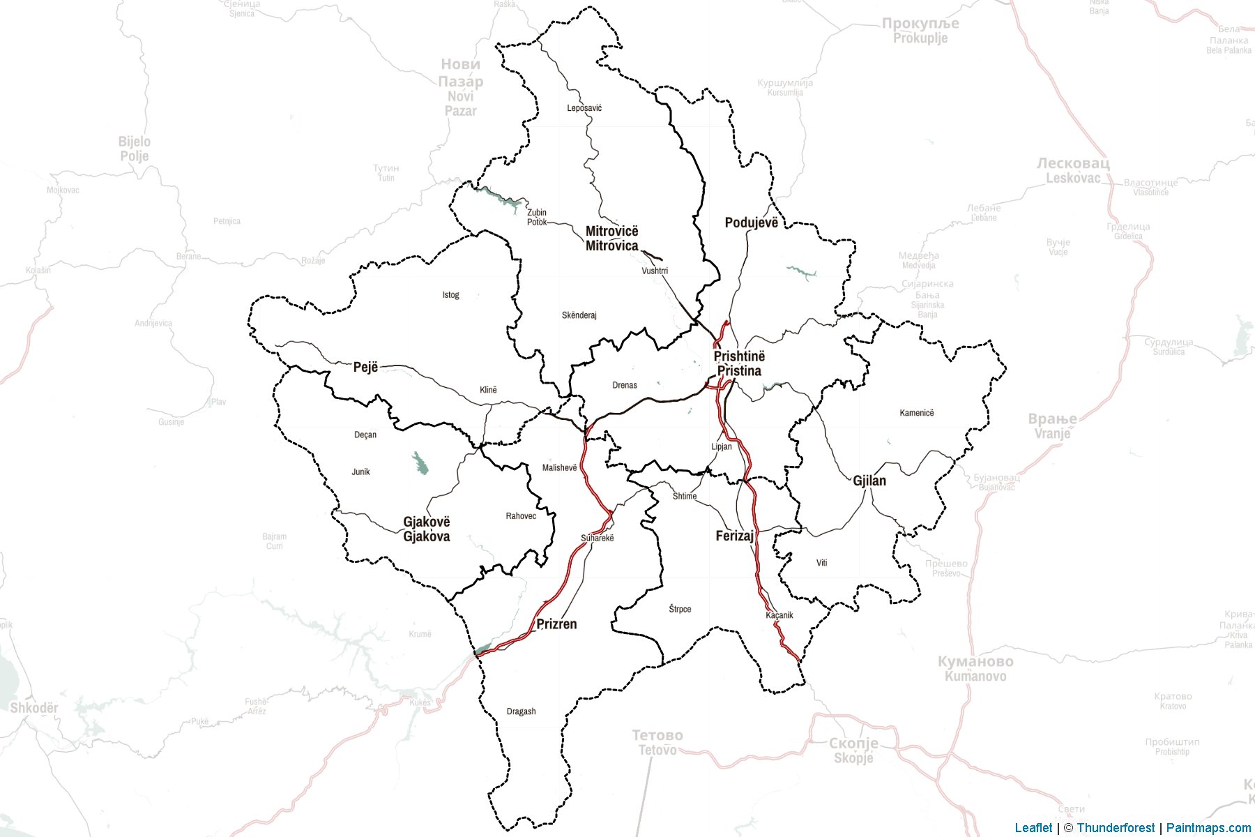 Kosovo  Map Cropping Samples-2