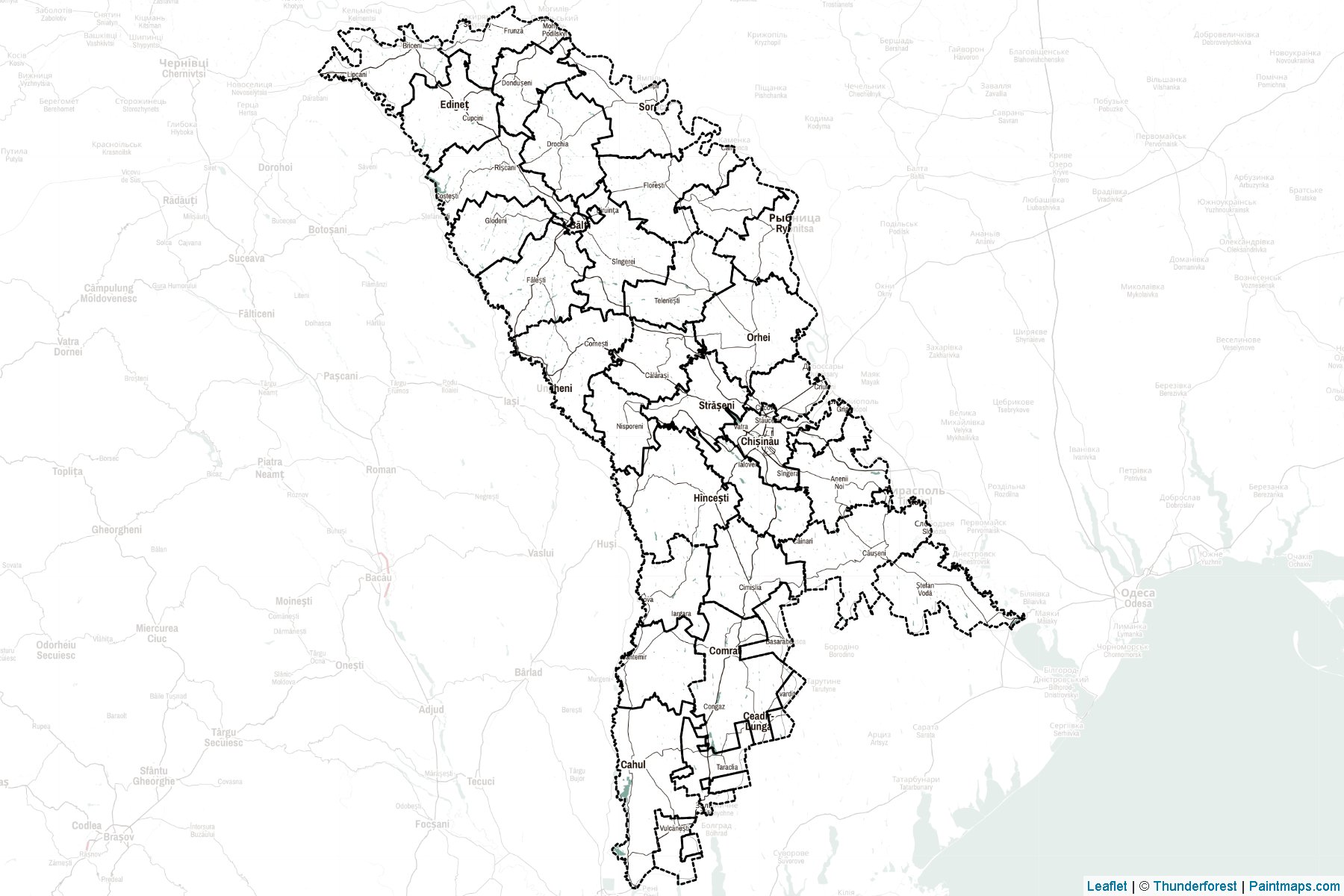 Moldova  Map Cropping Samples-2