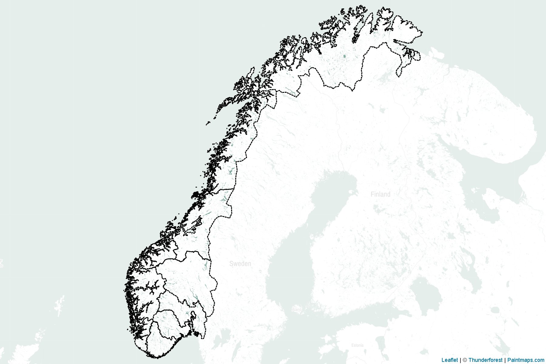 Norveç  Haritası Örnekleri-2