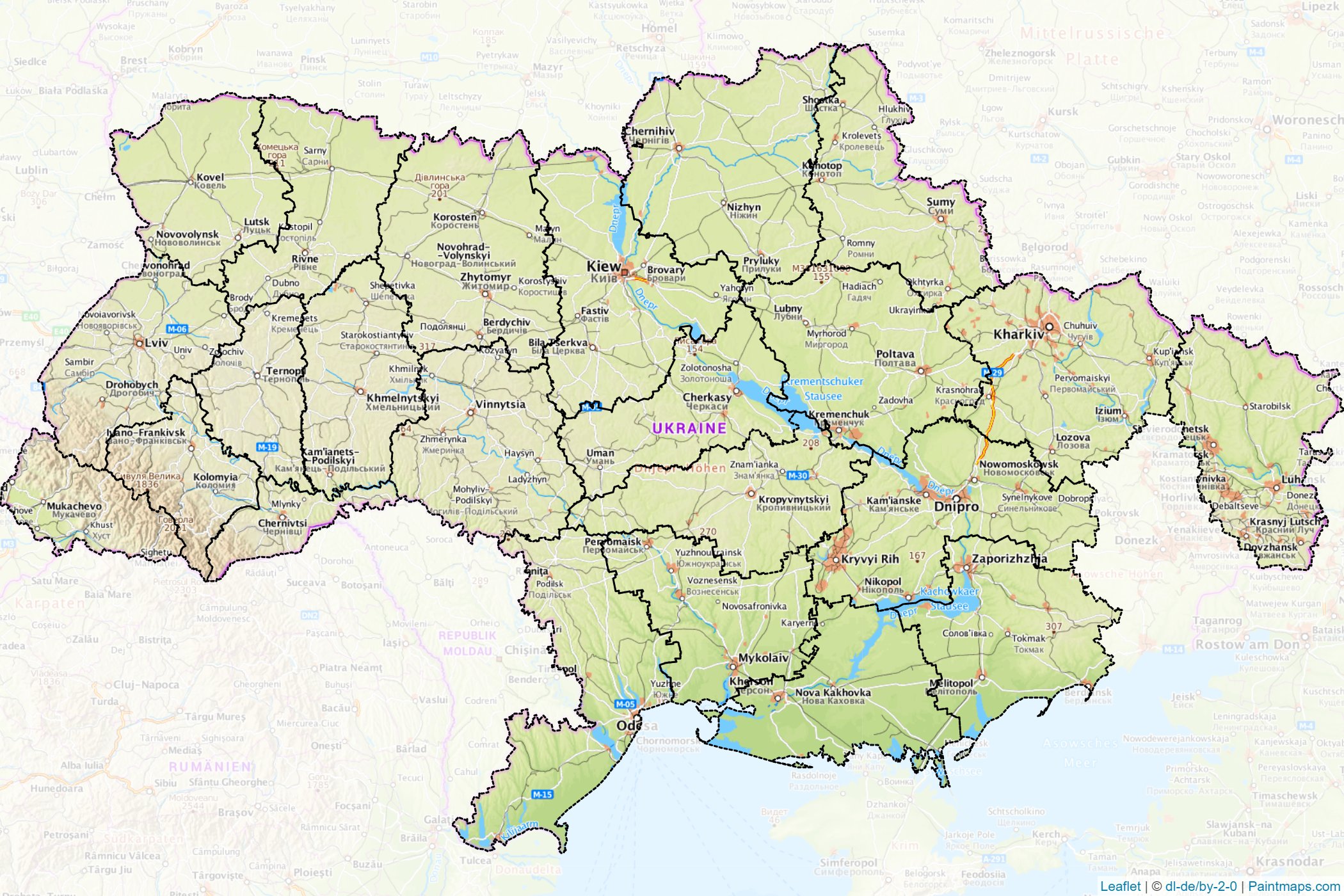 Ukraine  Map Cropping Samples-1