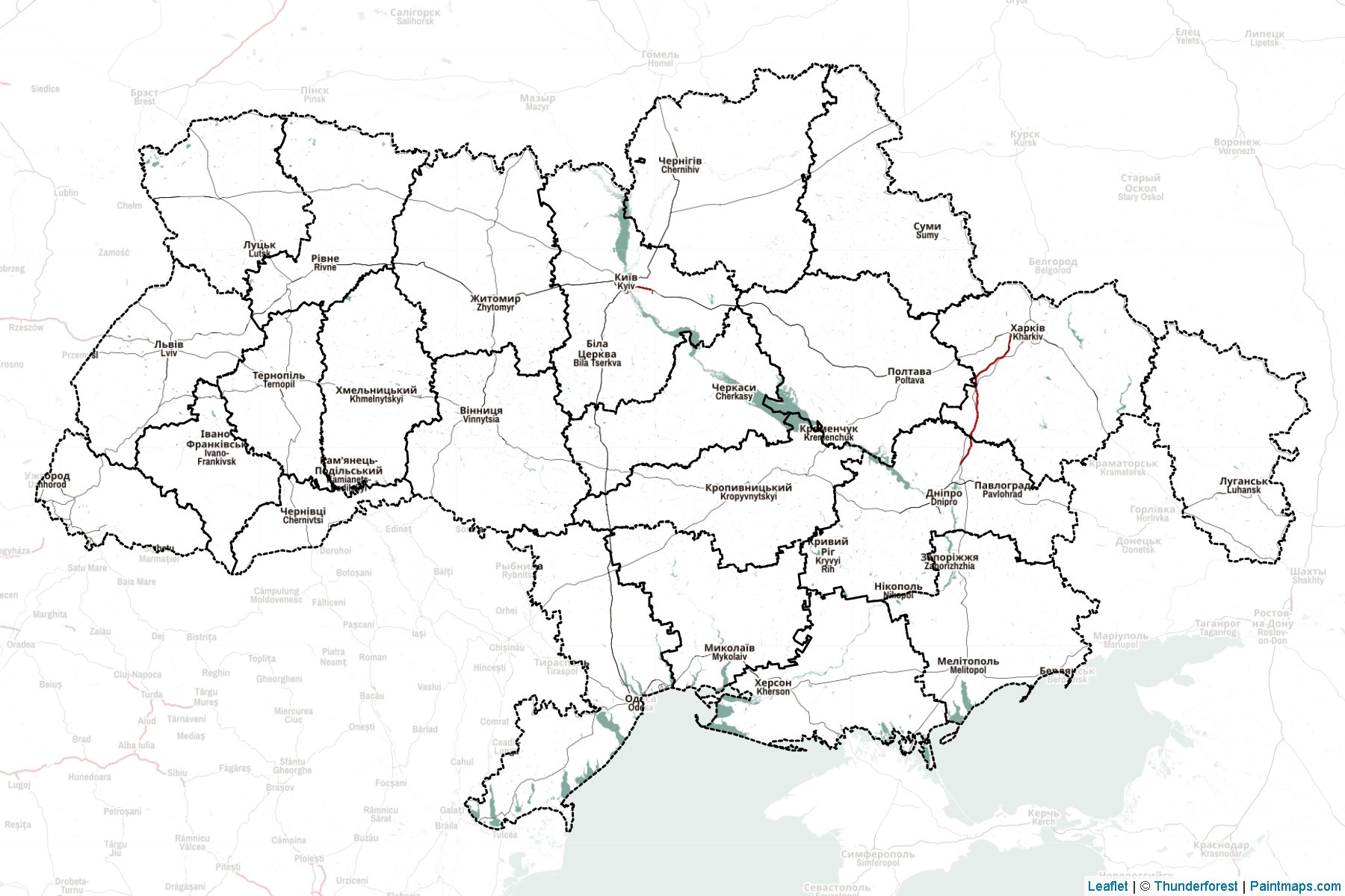 Ukraine  Map Cropping Samples-2