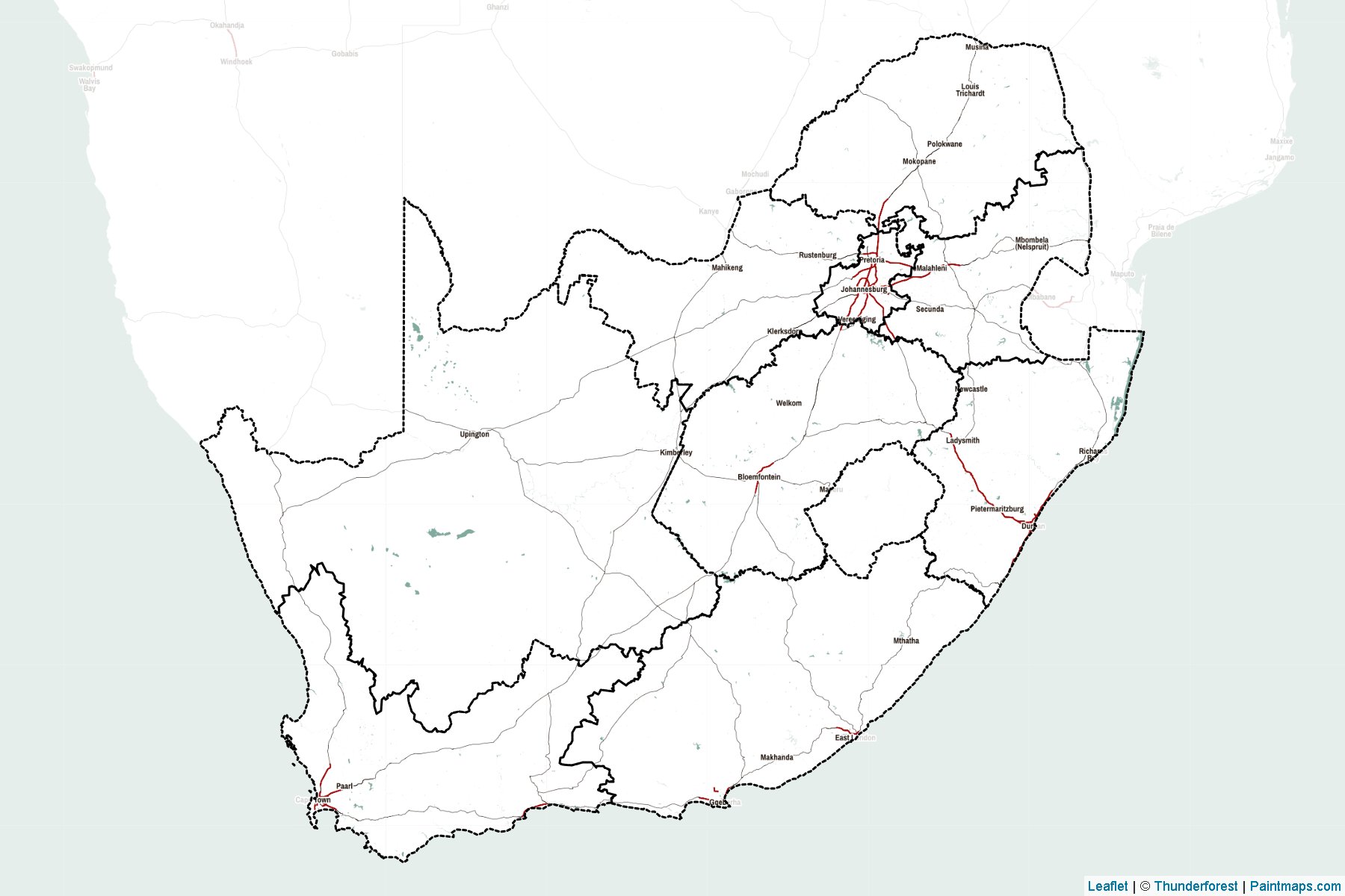 South Africa  Map Cropping Samples-2