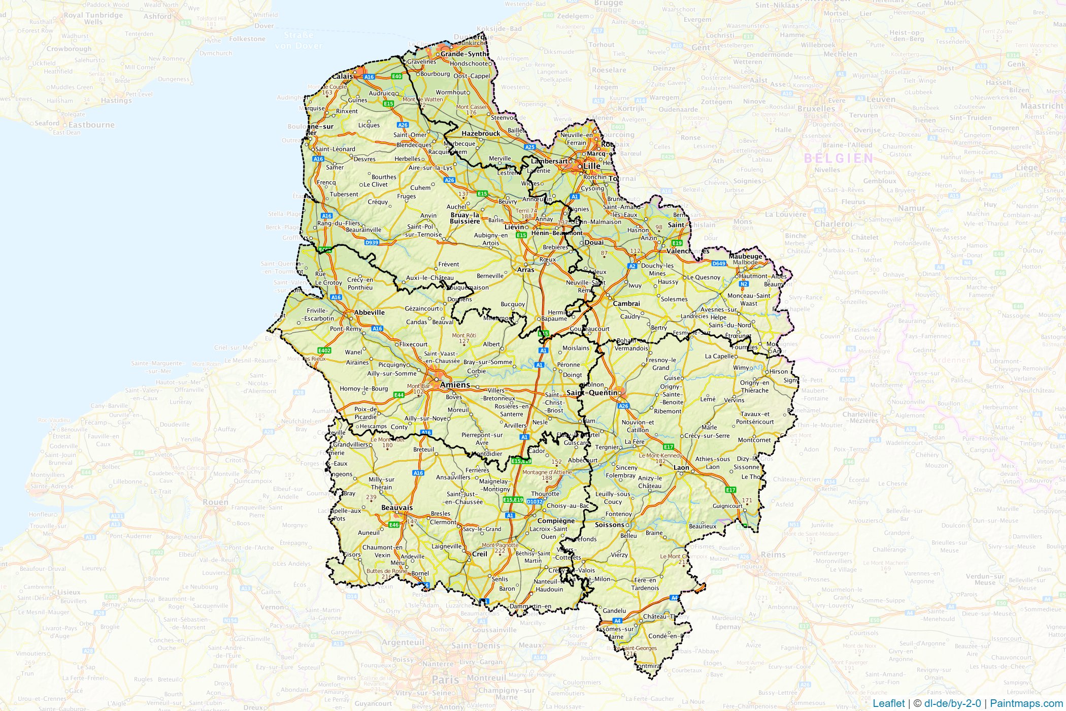 Upper France (France) Map Cropping Samples-1