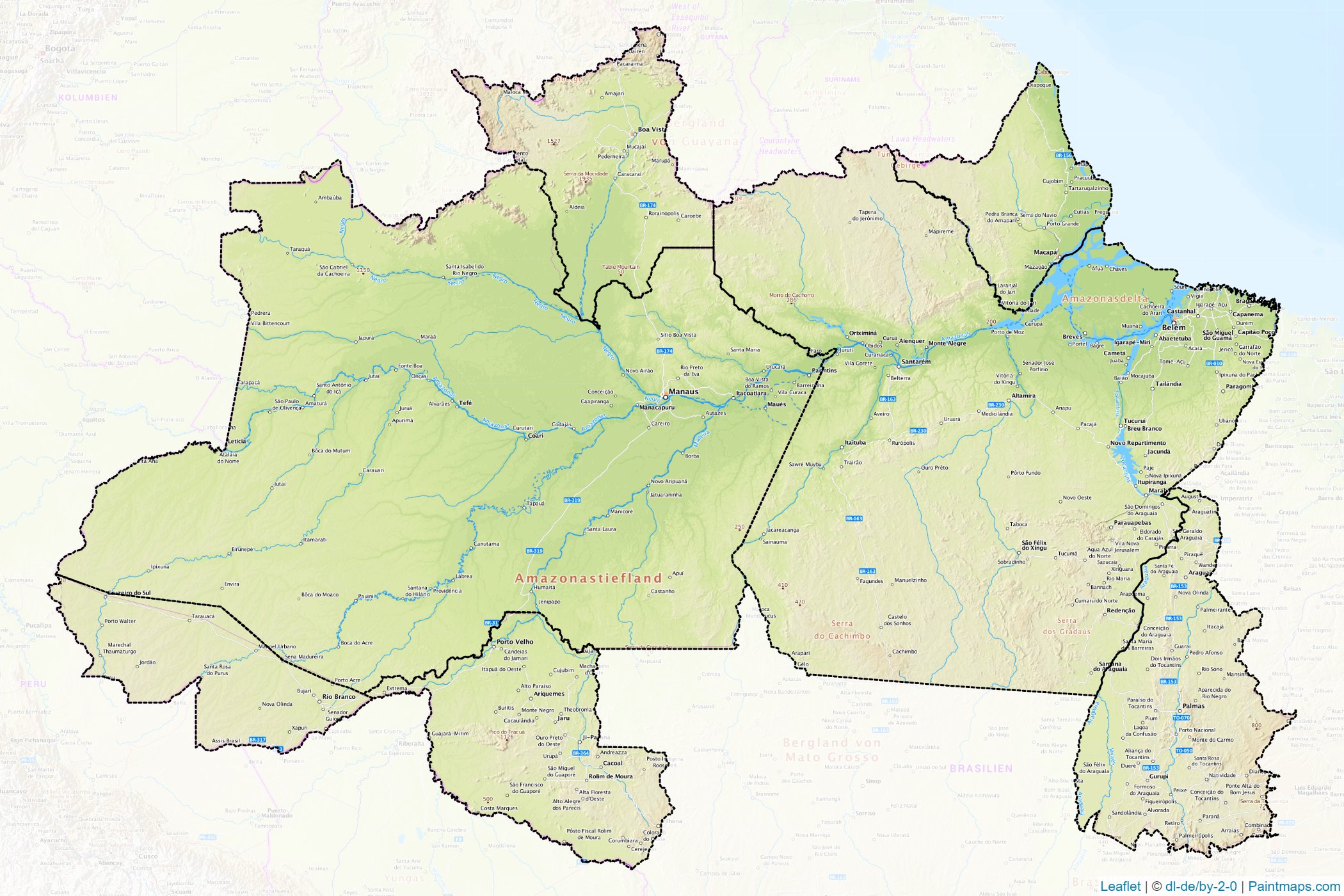 North (Brazil) Map Cropping Samples-1