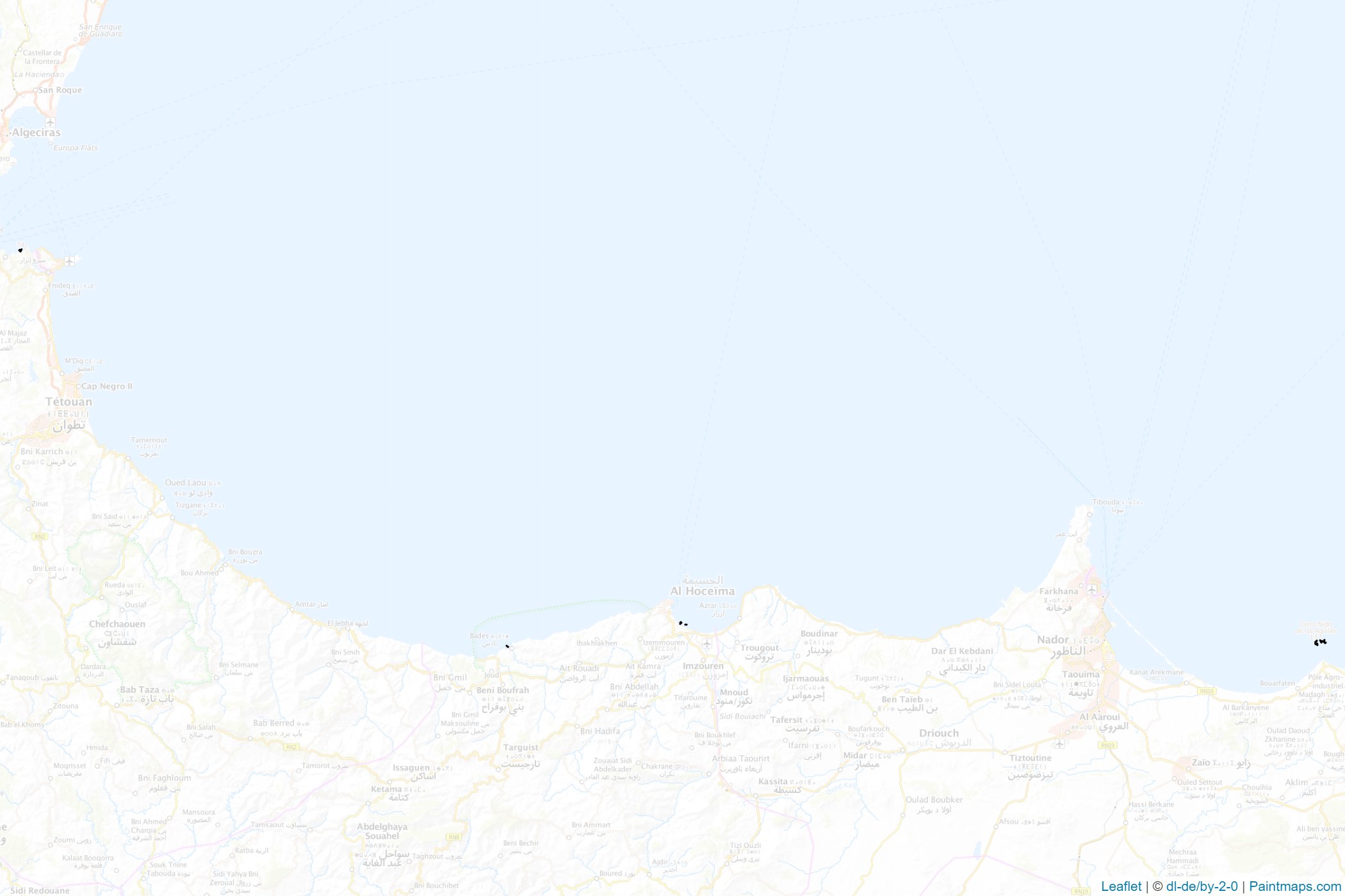 Territory not associated with an autonomous community (İspanya) Haritası Örnekleri-1