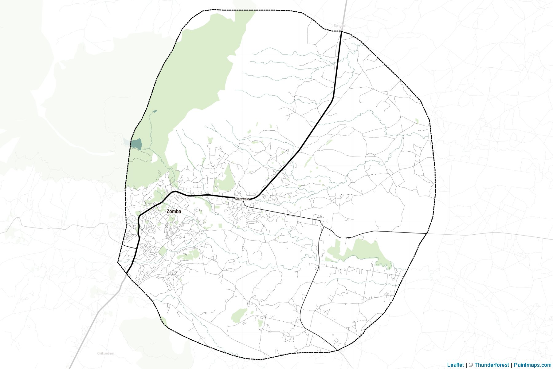 Zomba City (Malawi) Map Cropping Samples-2