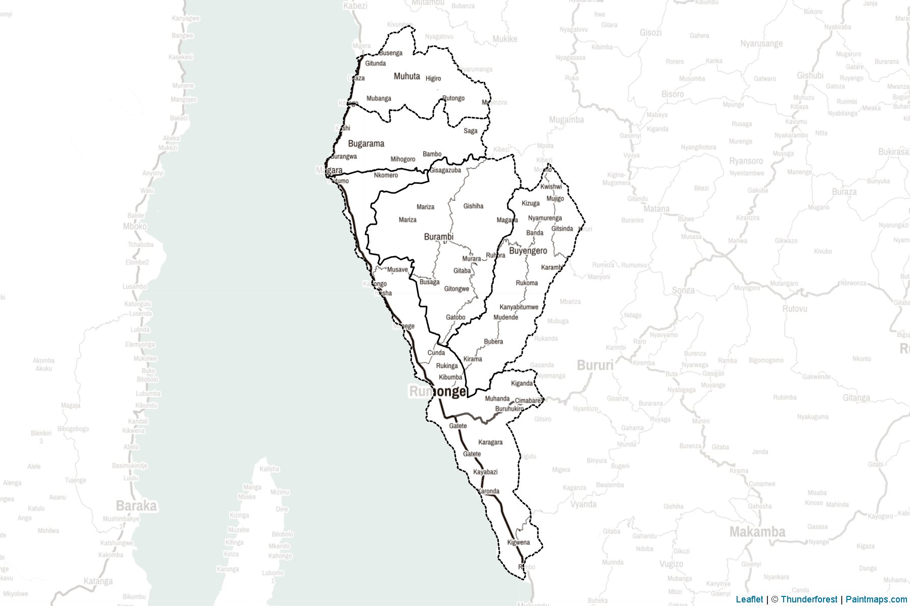 Rumonge (Burundi) Map Cropping Samples-2