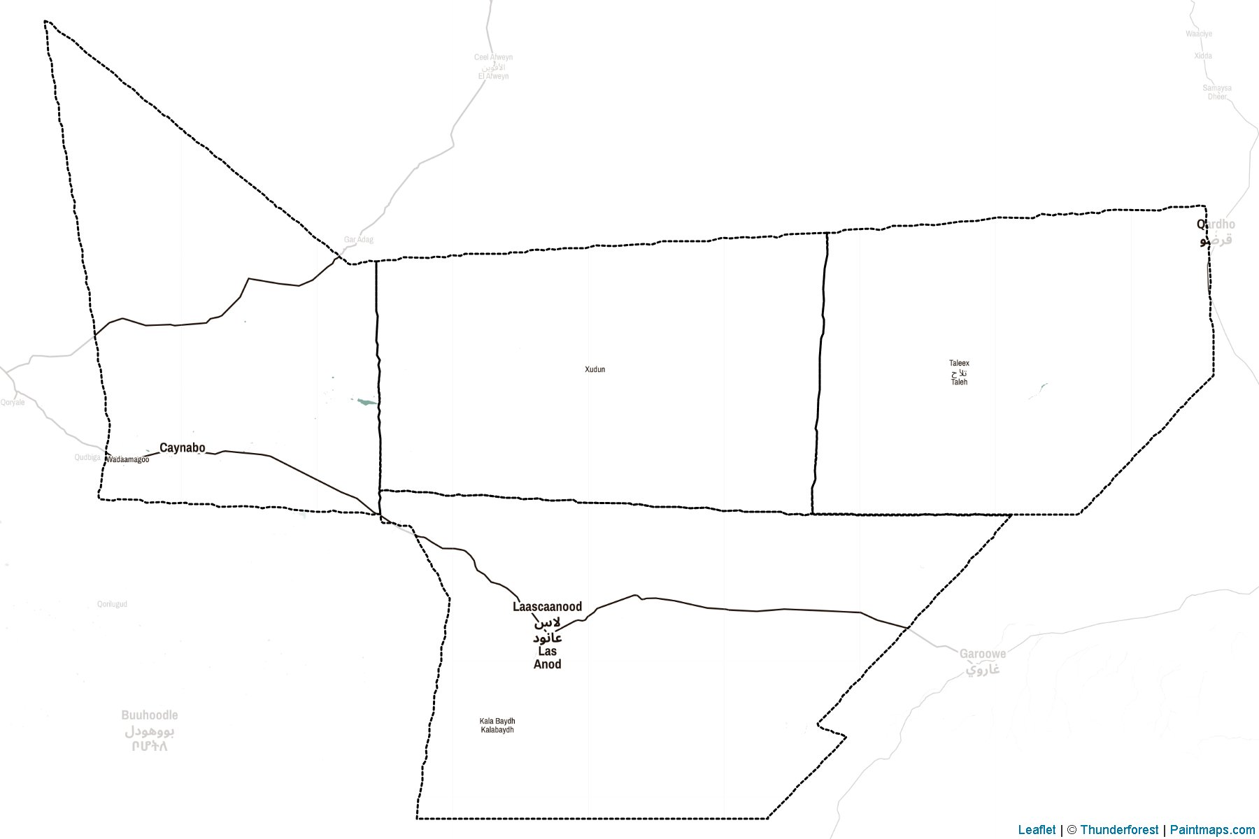 Muestras de recorte de mapas Sool (Somalia)-2